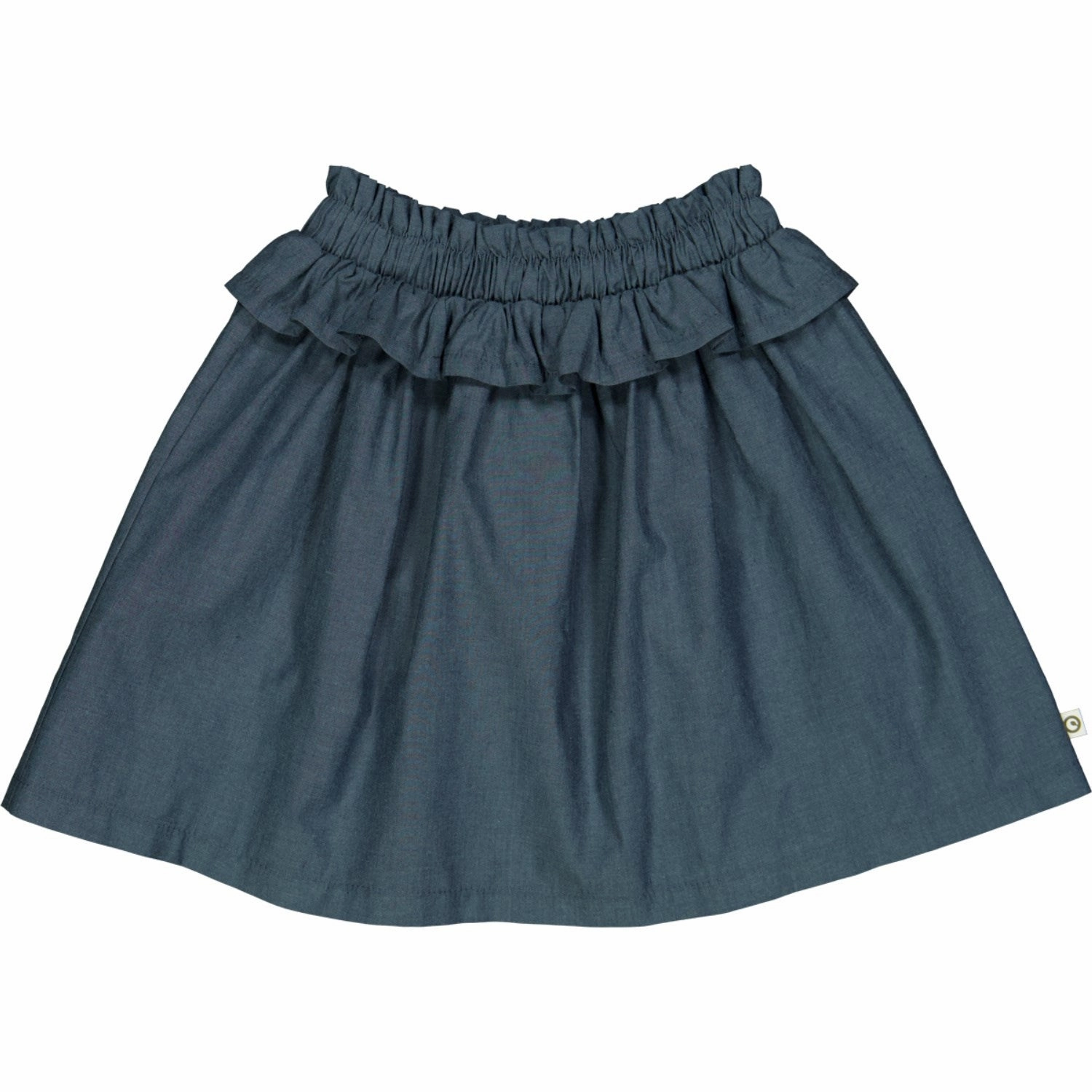 M??sli Chambray Chambray Frill Skirt Warm Insulation Soft Mood