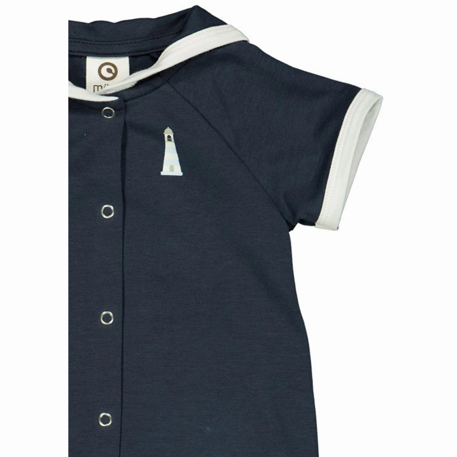 Loose Fancy M??sli Night Blue Breeze Print Beach Jumpsuit