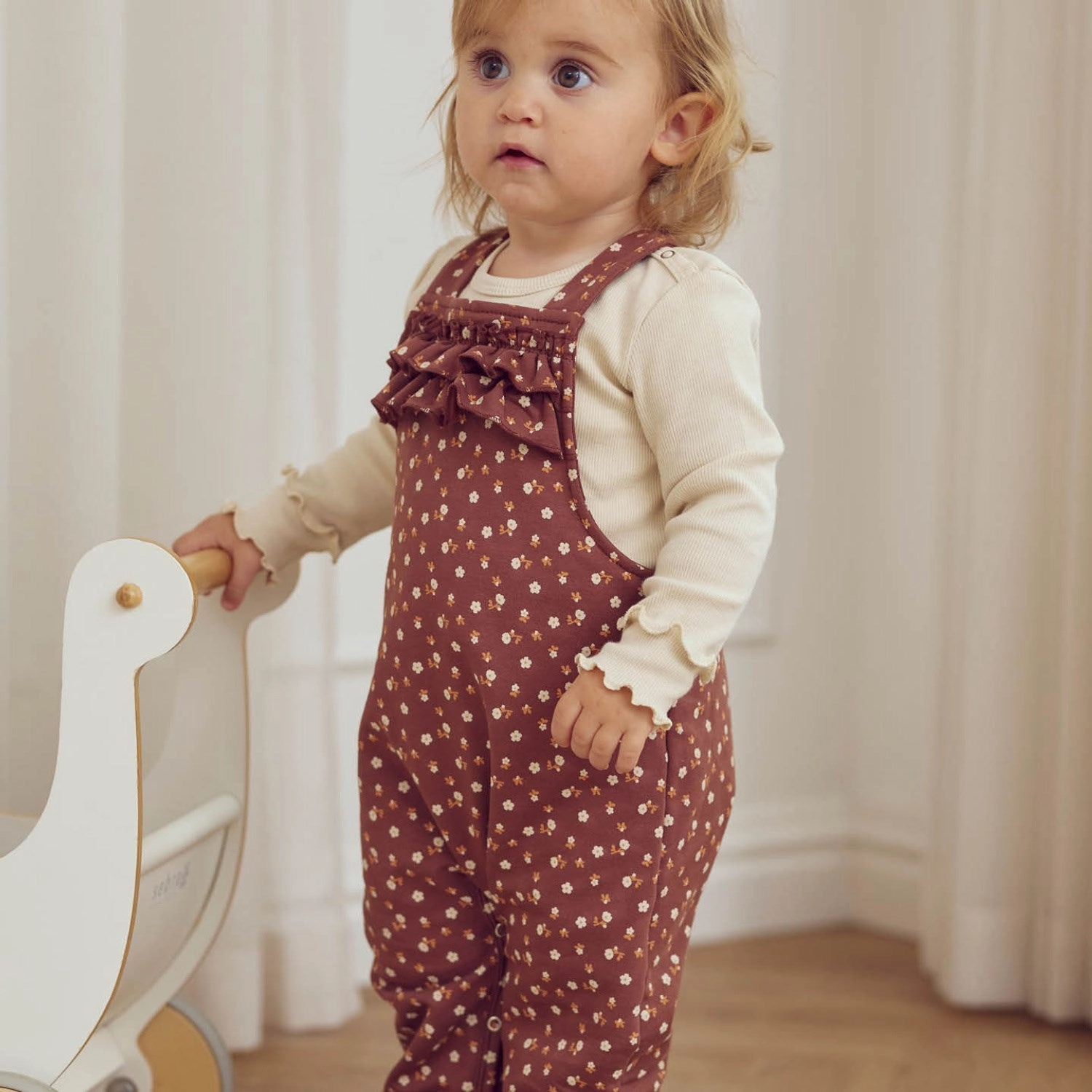 M??sli Root/ Oak/ Clay Cedar Overalls Baby Non Irritating Seams