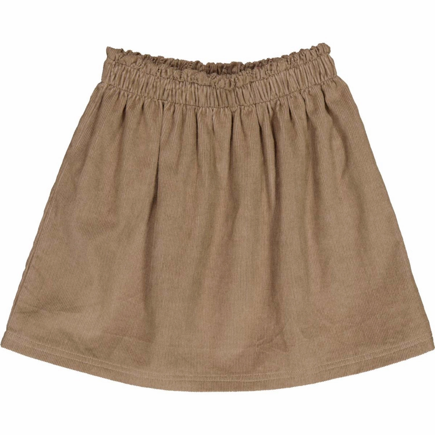 Washable fabric M??sli Shade Corduroy Frill Skirt
