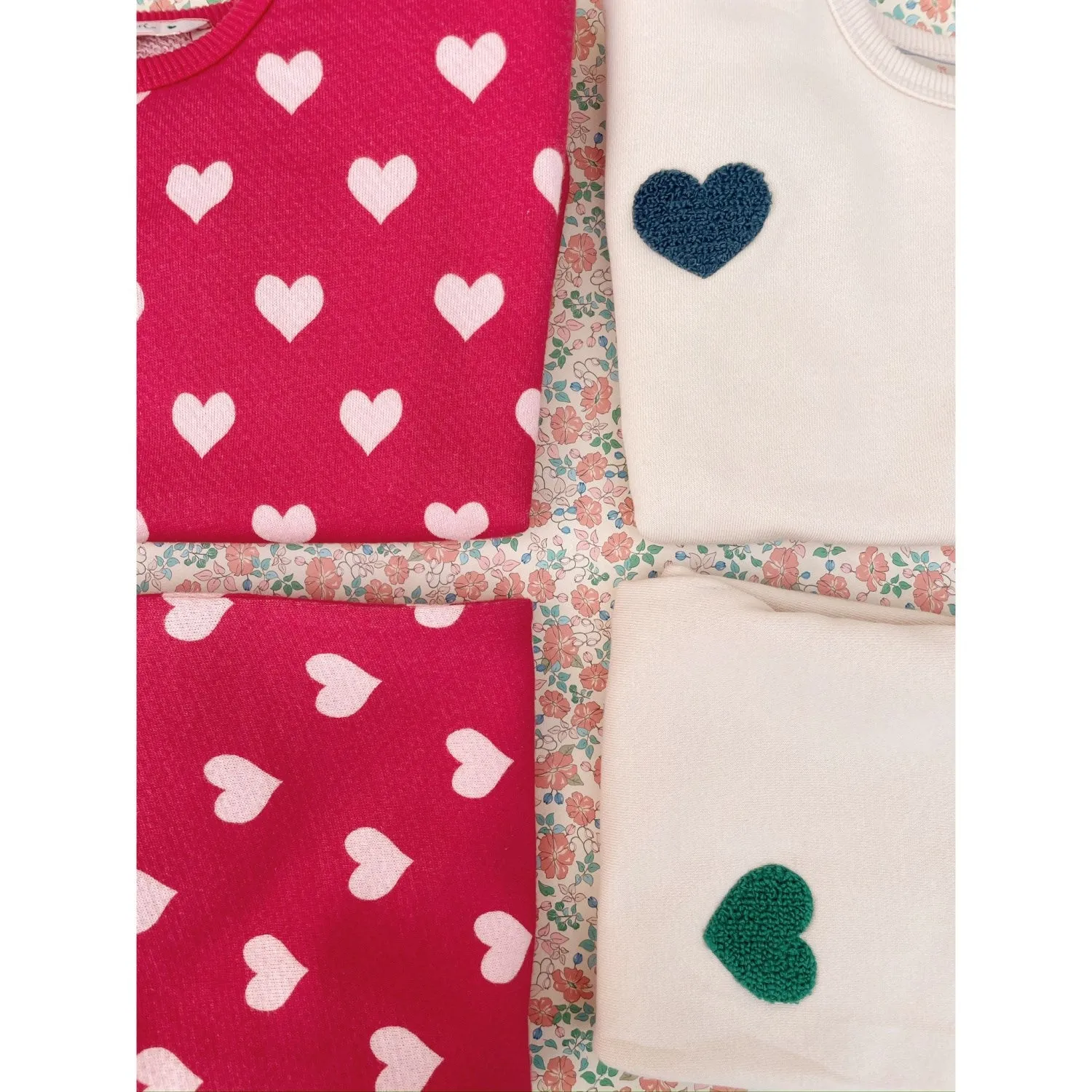 Konges Sl?jd Multi Heart Lou Terry Sweat Pants Ocs Modern