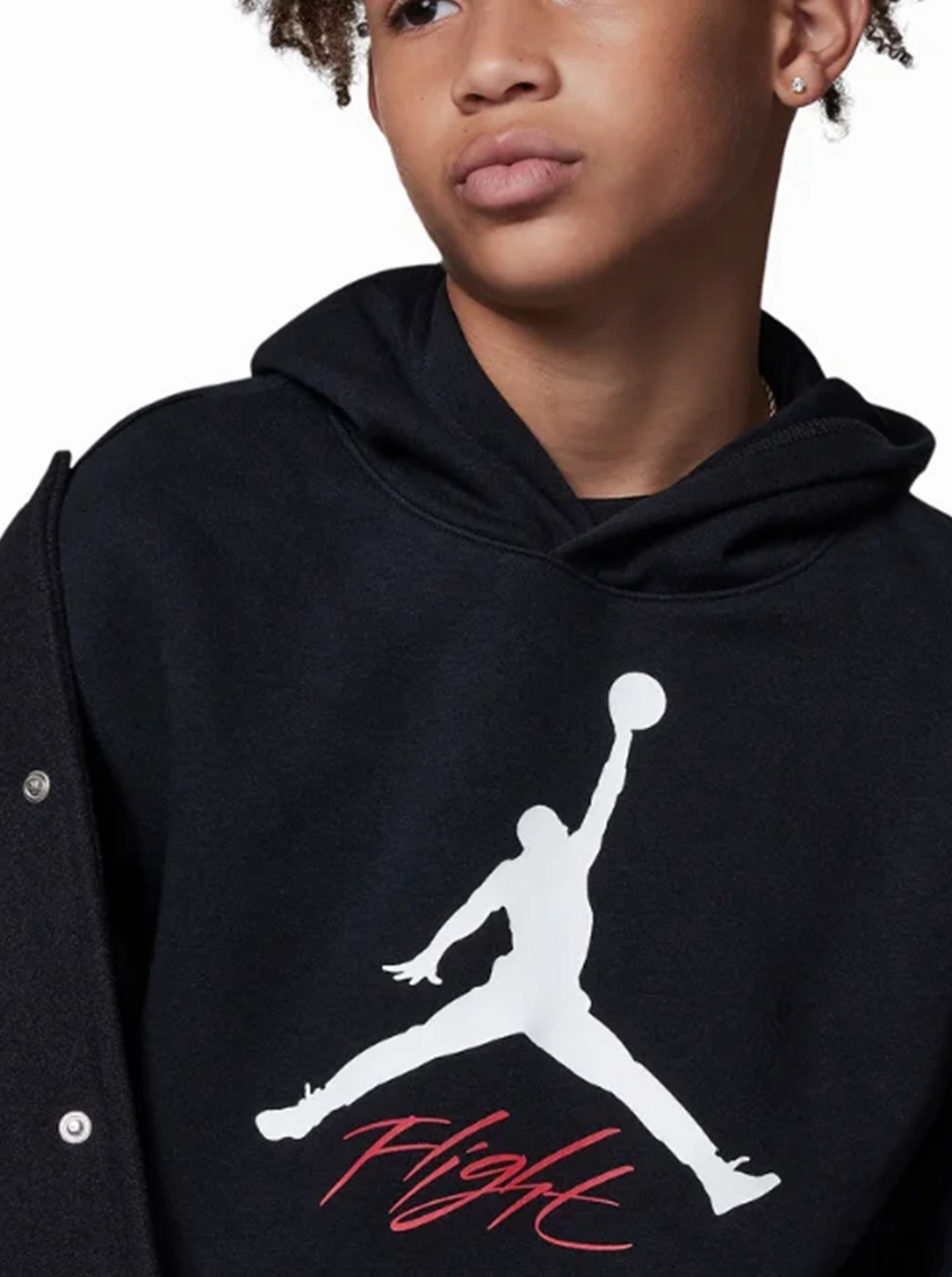 Rugged Texture Contemporary Look Baseline Pullover Hoodie