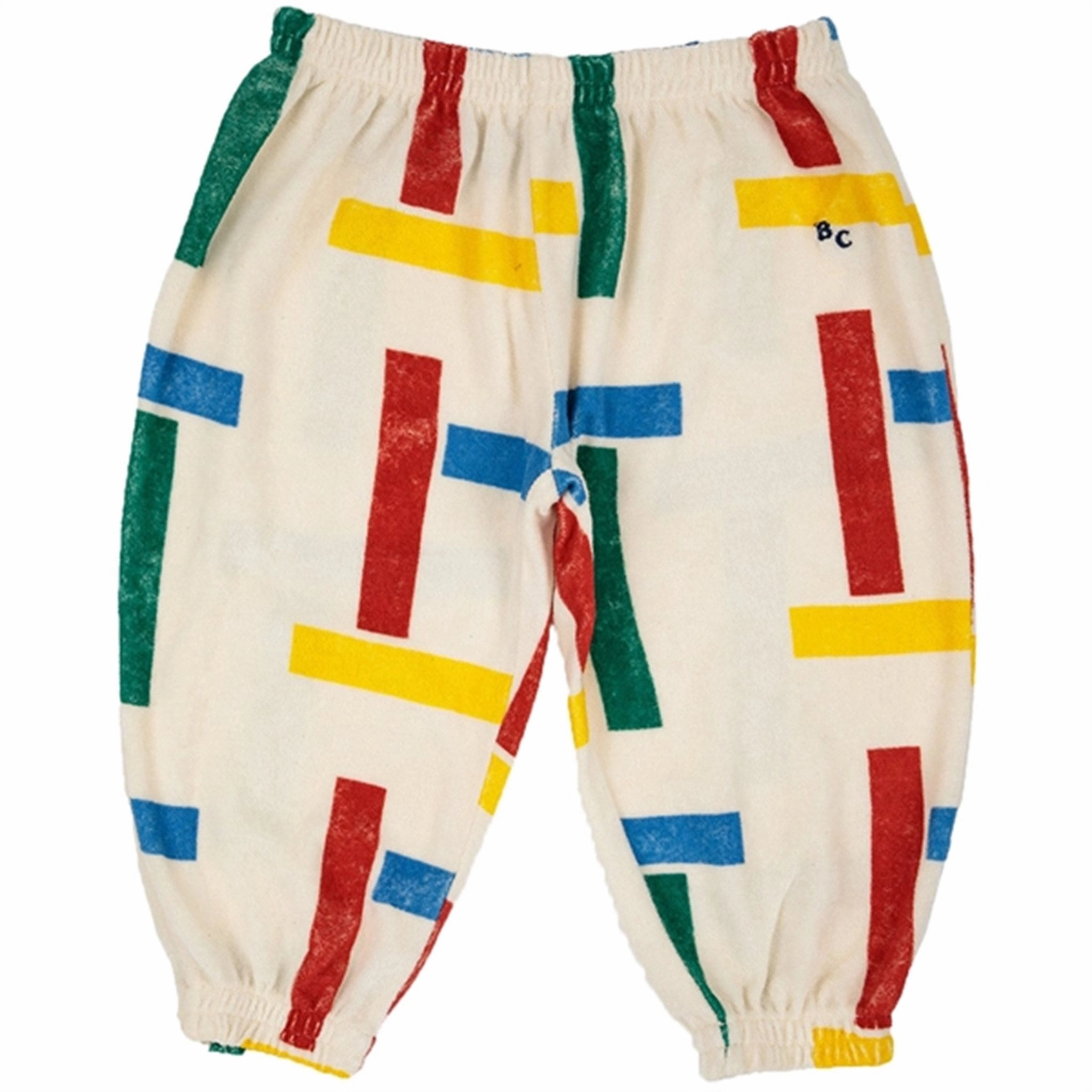 Bobo Choses White Multicolor Beacons All Over Sweatpants OdorResistant Finish Carbon Fiber