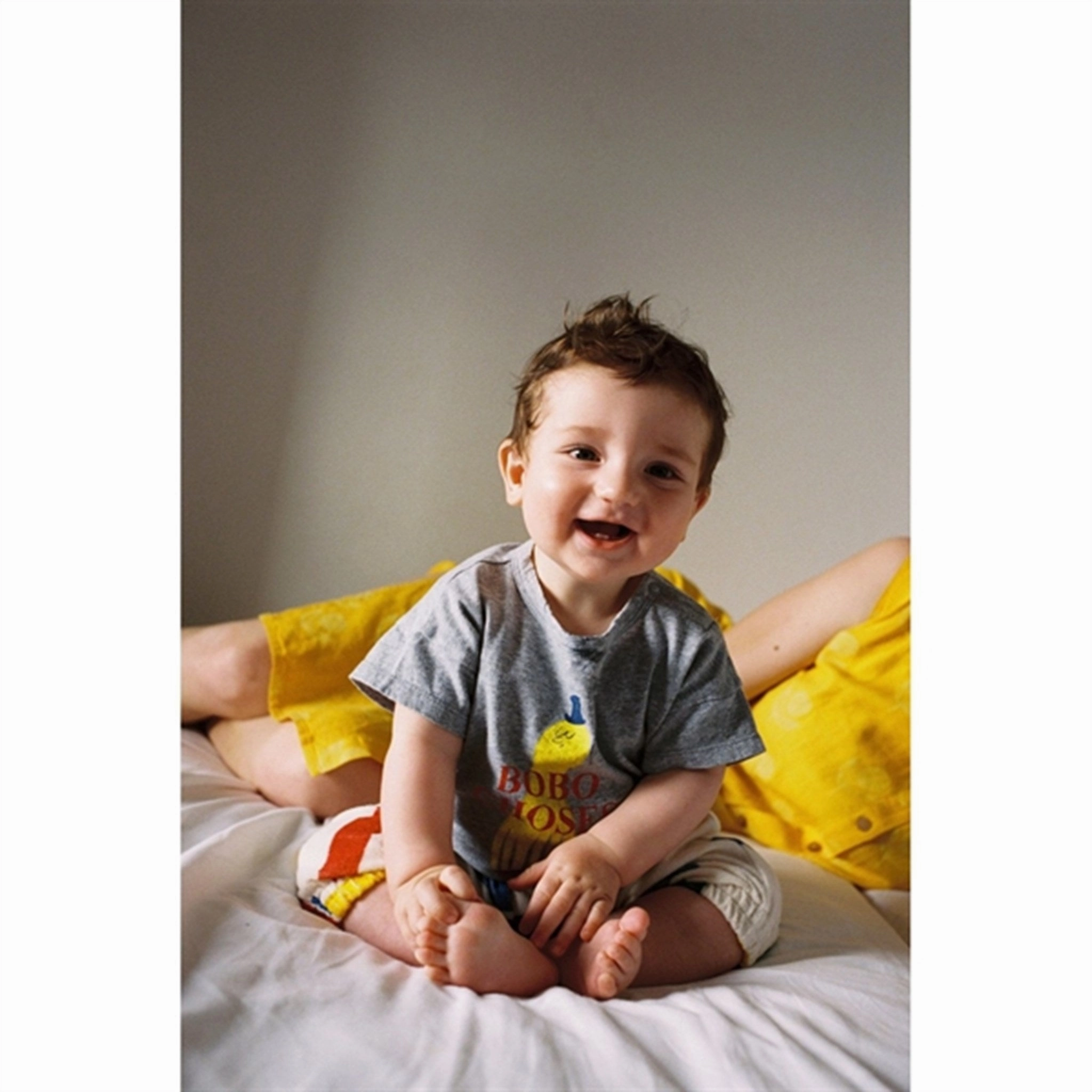 Quick Release Fastener Bobo Choses White Multicolor Beacons All Over Sweatpants