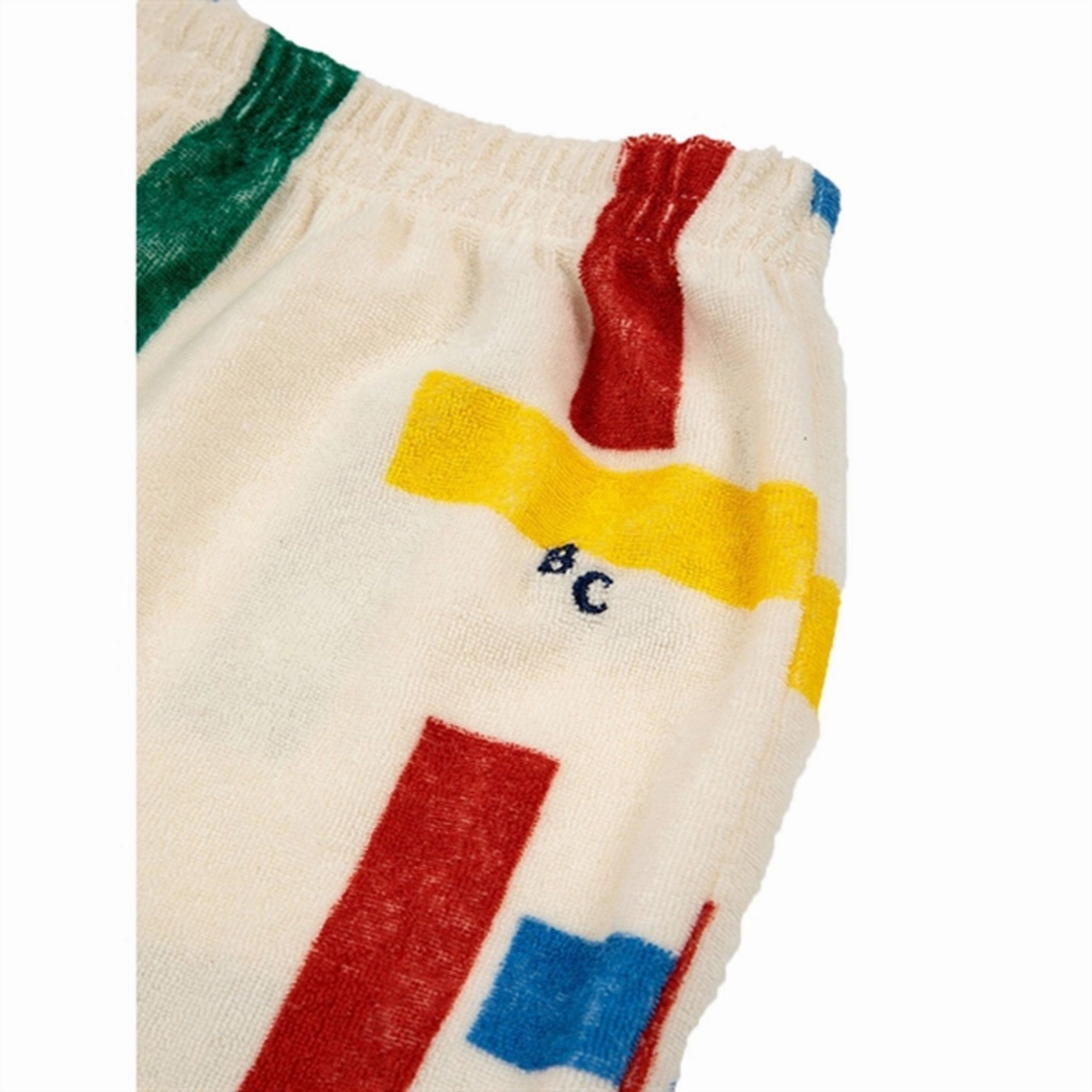 OdorResistant Finish Bobo Choses White Multicolor Beacons All Over Sweatpants