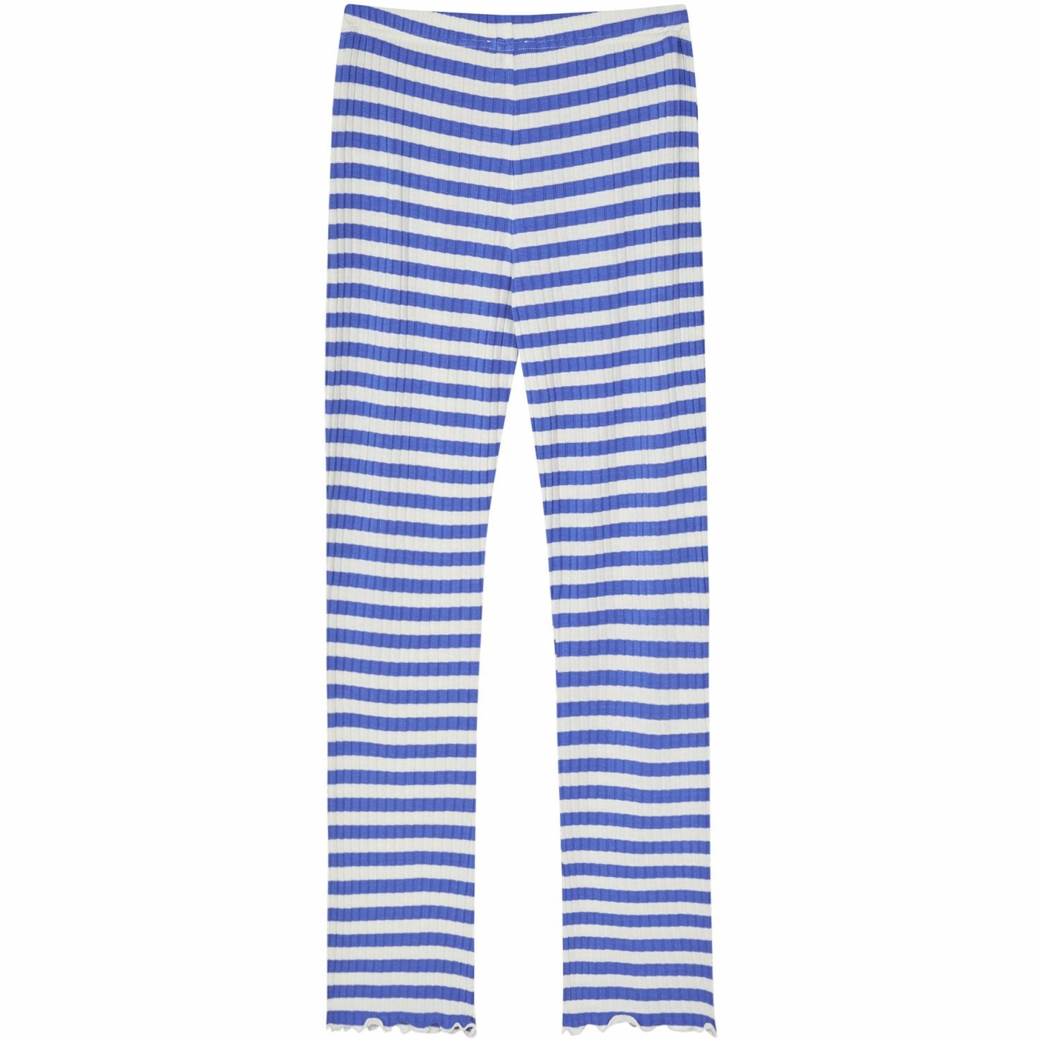 Mads N?rgaard Amparo Blue/Vanilla Ice 5x5 Classic Stripe Lala Leggings Active Lifestyle Four Way Casual Fit