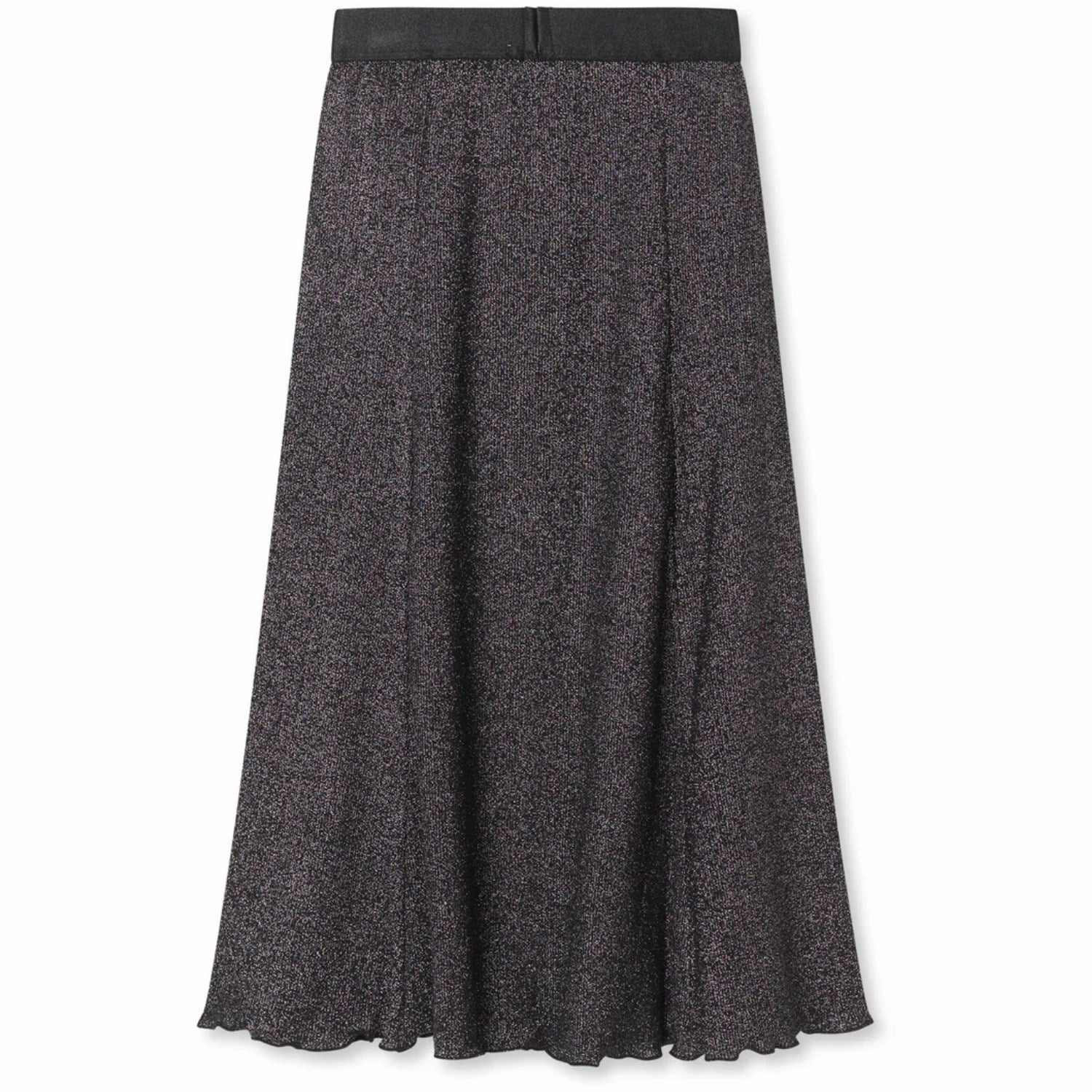 Embroidered Detail Light Moodboard Mads N?rgaard Gun Metal 2X2 Lurex Salina Skirt