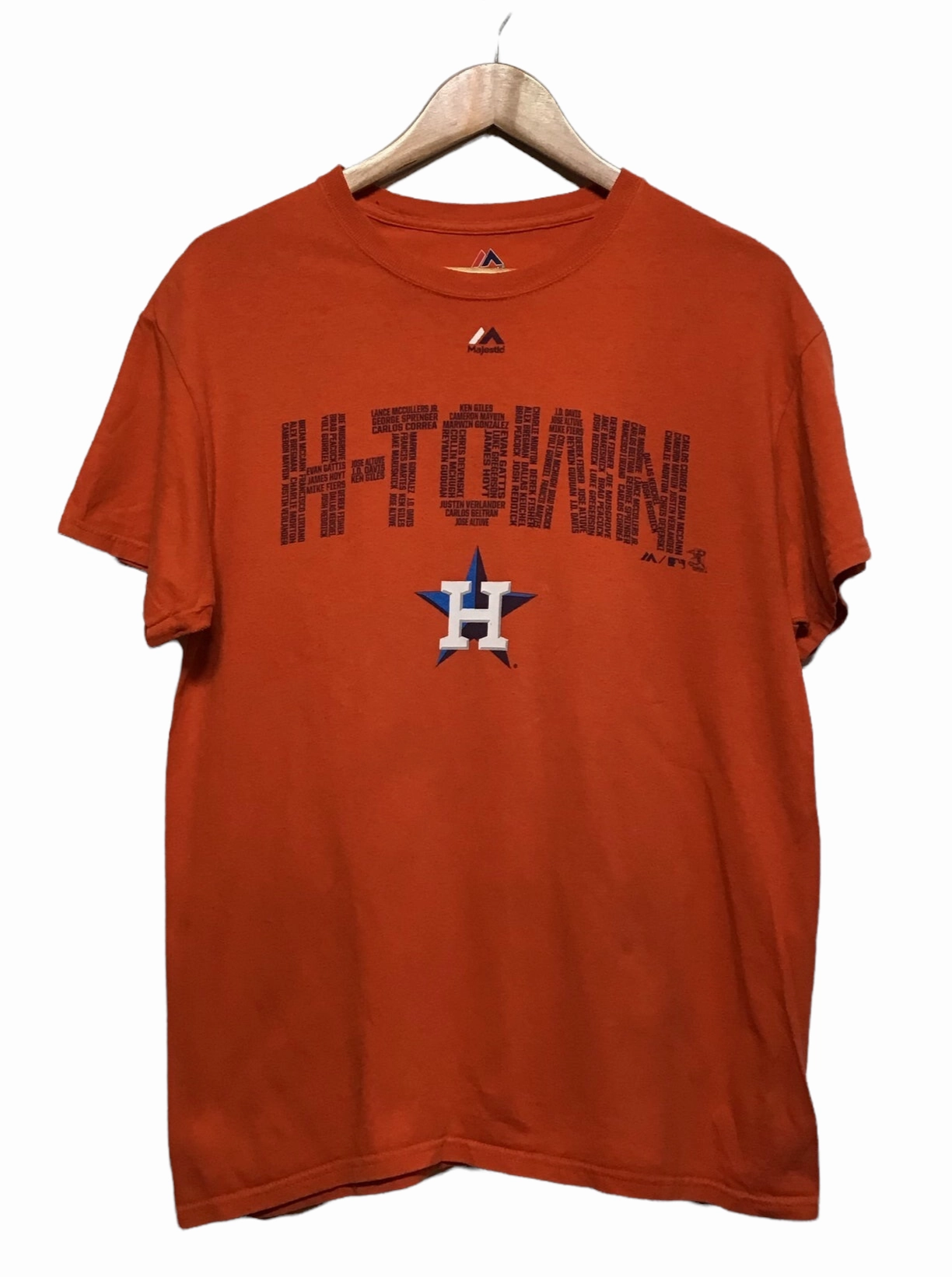 Trendy Vibe Majestic Houston Astros H-Town Tee (Size S)