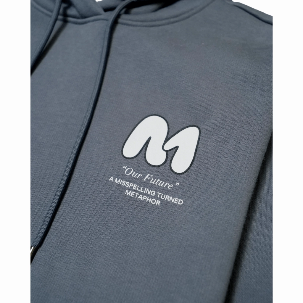 Marai Bubble Print Hoodie Men Minimalist Outfit upcycled design