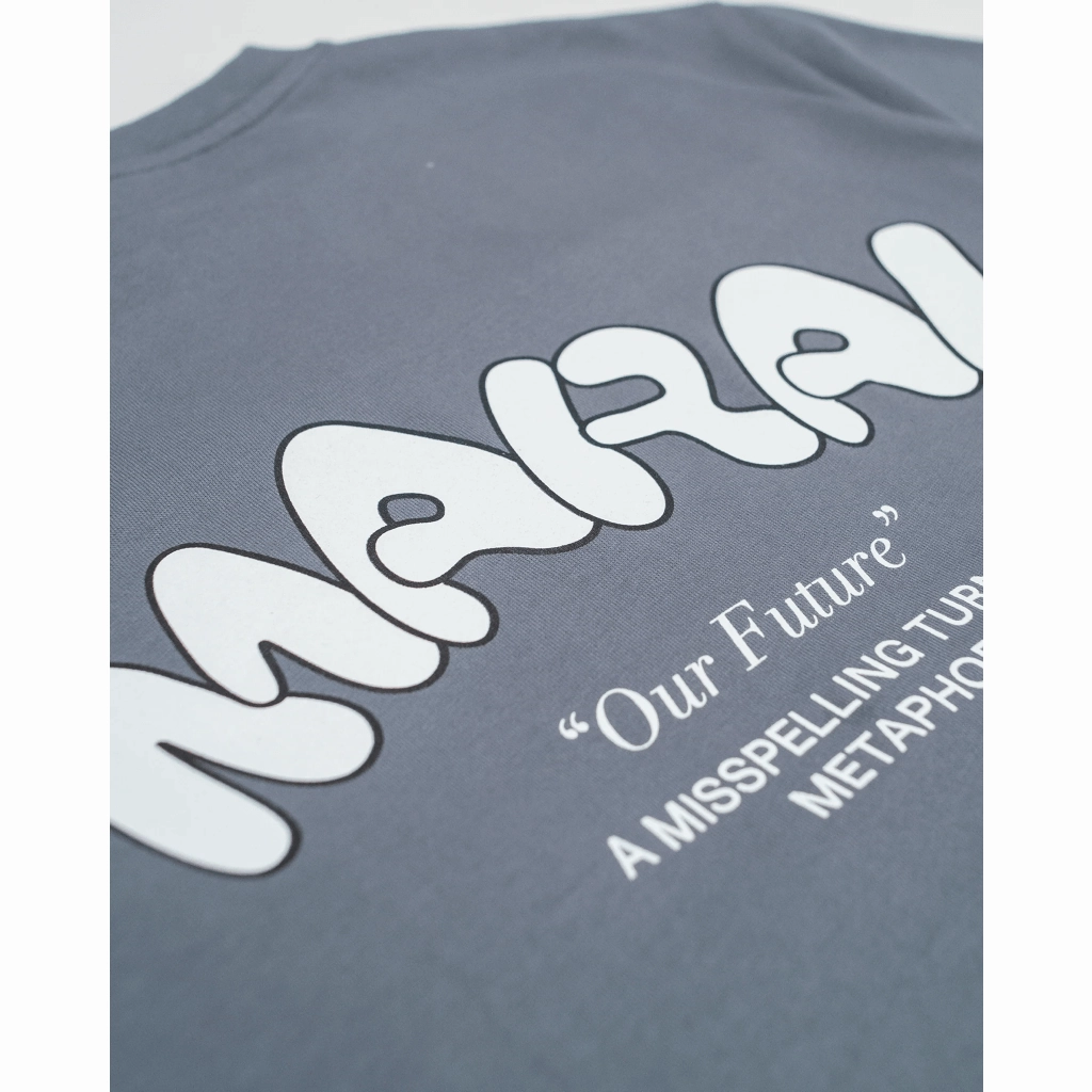 Minimalist Style Marai Bubble Print T-Shirt Men