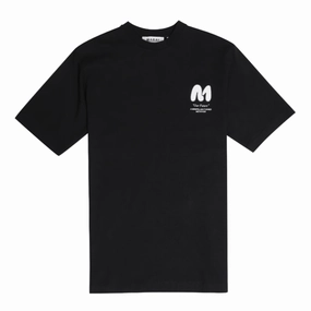 Flexible Collar Marai Bubble Print T-Shirt Men