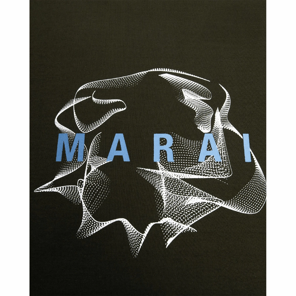 Marai Orb Print T-Shirt Men Weekend Comfort Style Casual Wearable