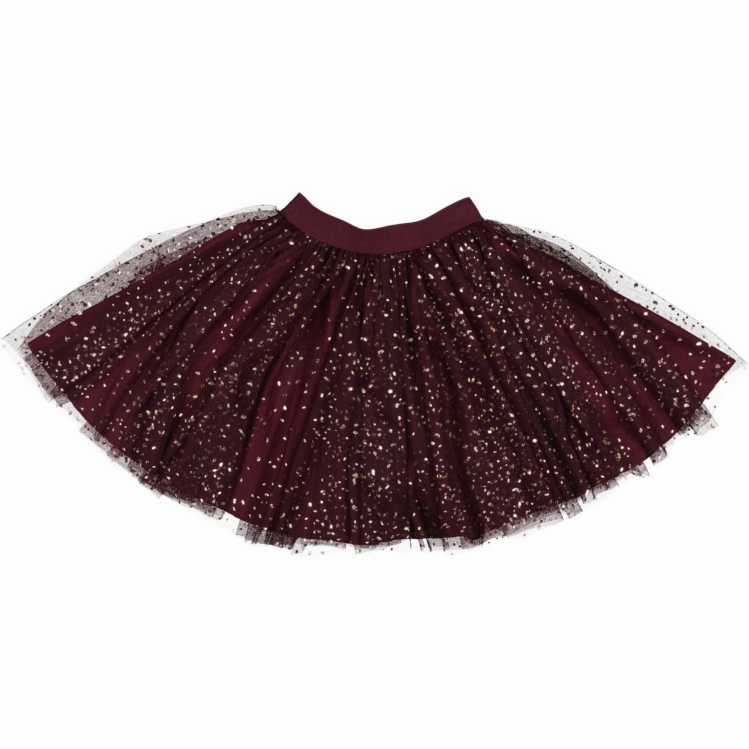 MarMar Ballerina Dotty Deep Mulberry Solo Sun Skirt Tapered Cut