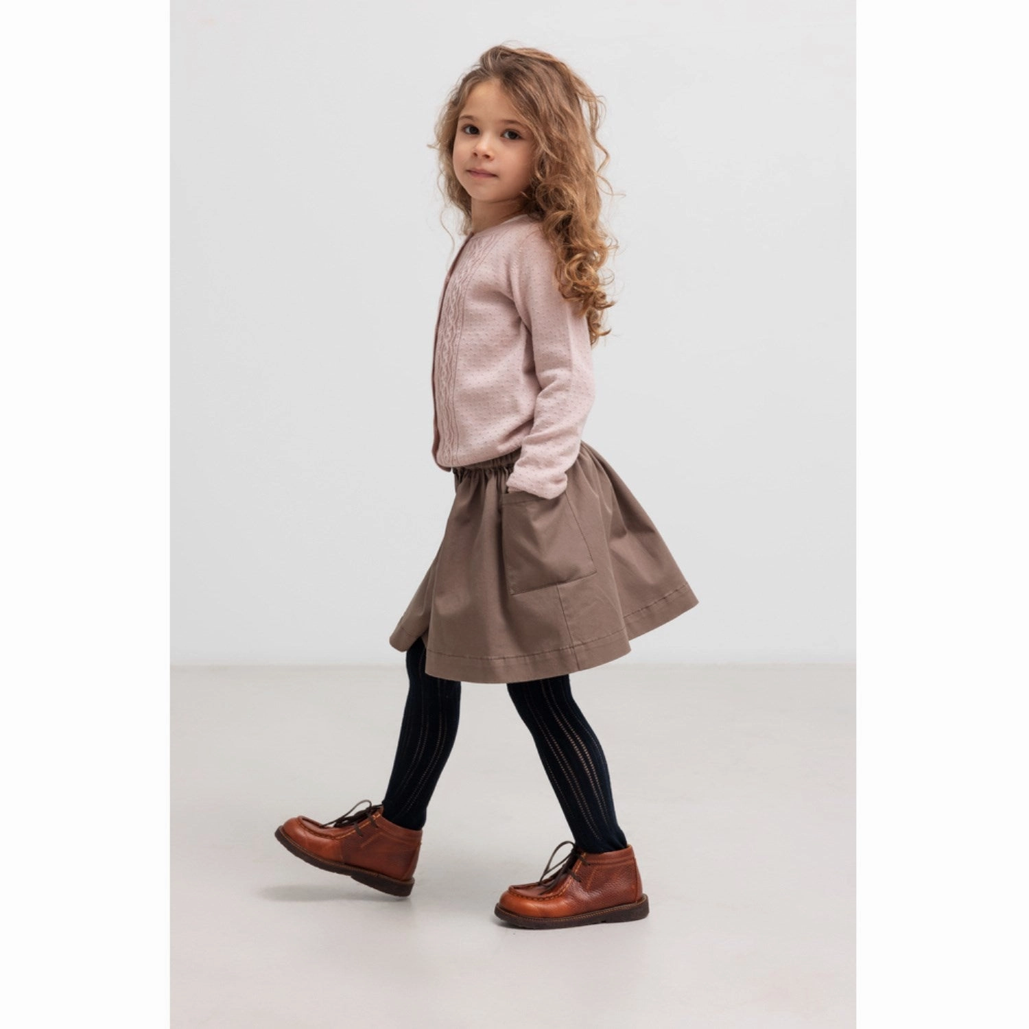 MarMar Chino Twill Dusty Brown Simba Skirt Relaxed Mood