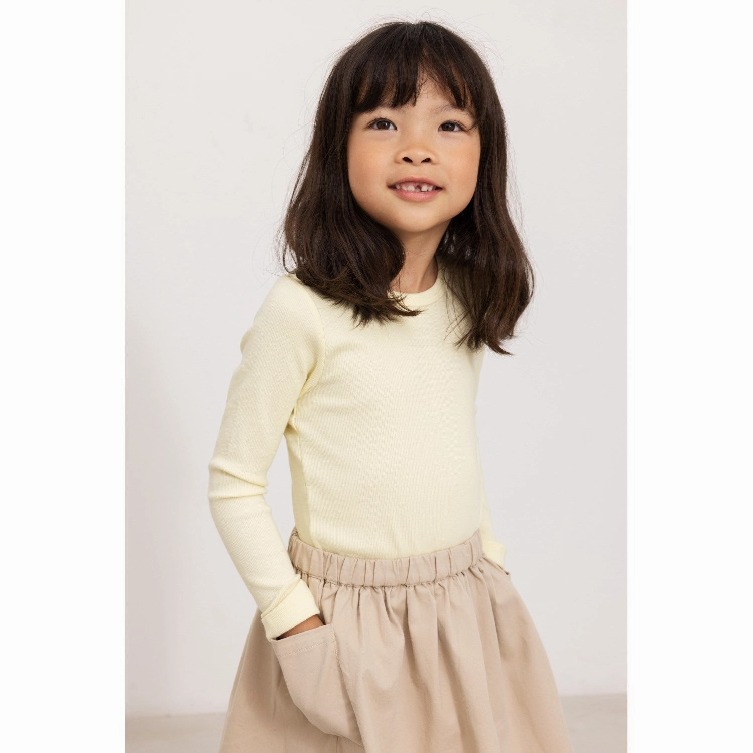 MarMar Chino Twill Llama Simba Skirt muted tone Essential Style