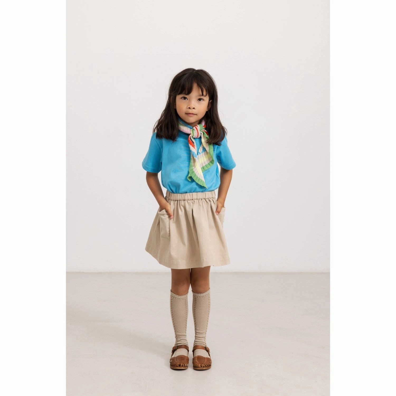 MarMar Chino Twill Llama Simba Skirt Neutrals Only Smart Casual