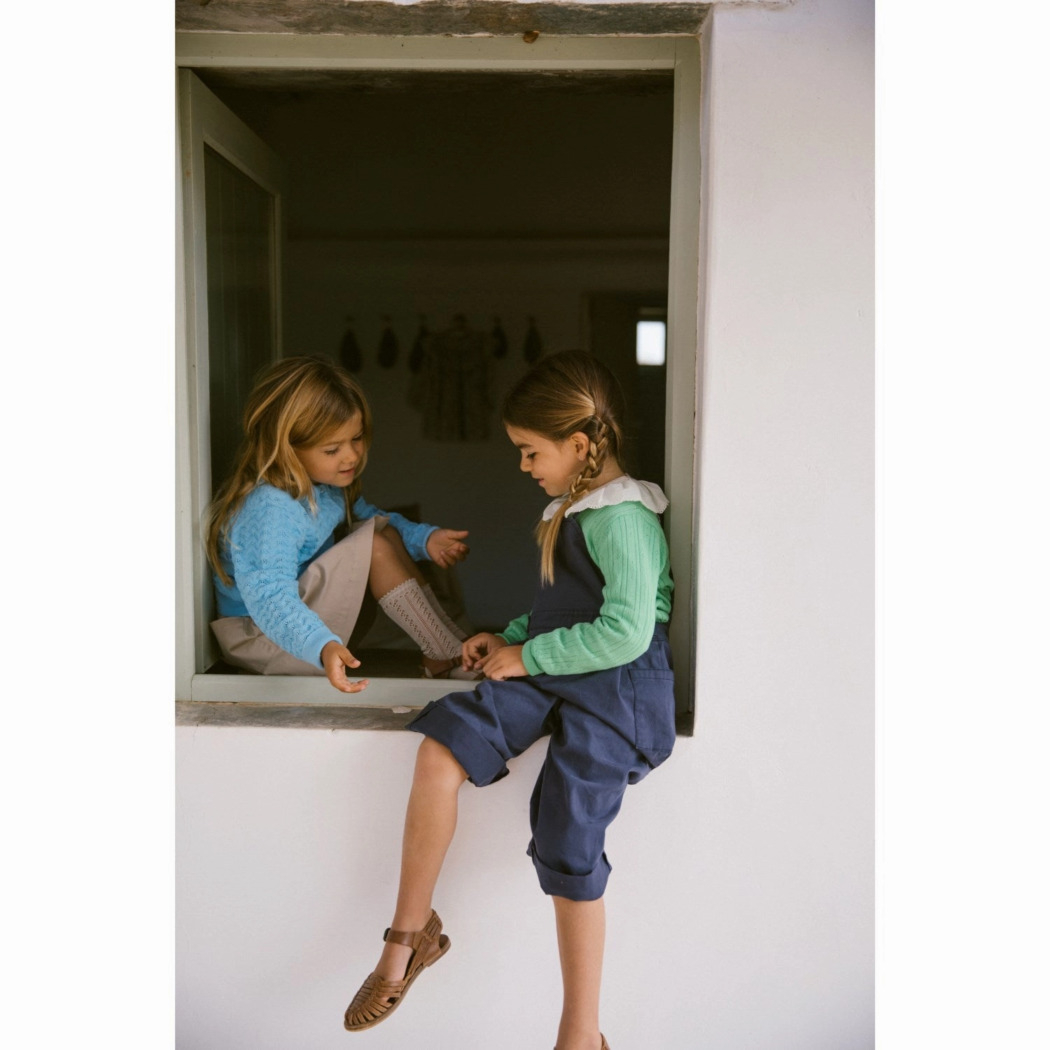 MarMar Chino Twill Llama Simba Skirt Refined Sophistication Light Outfit