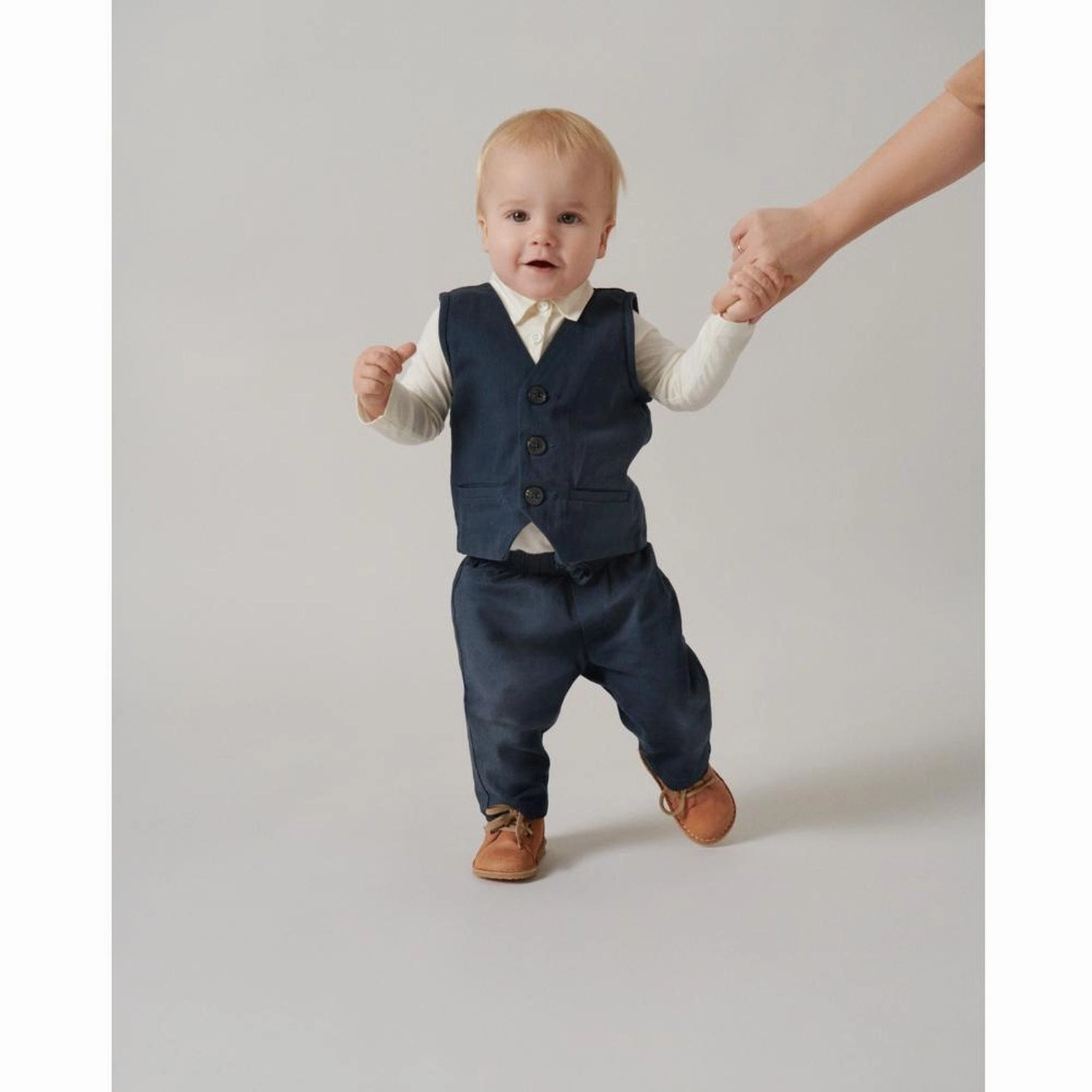 Tear Resistant Weave MarMar Chino Twill Outer Space Jason Vest