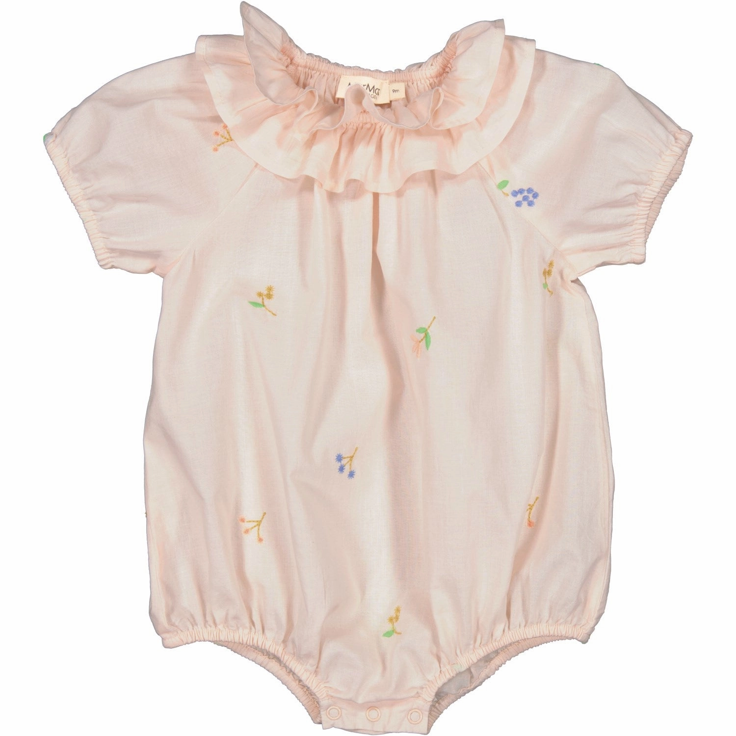 MarMar Cotton Embroidery Spring Embroidery Rosetta Romper Neutral Yoga