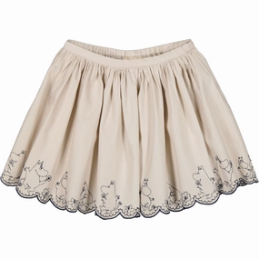 Stretch Comfort MarMar Cotton Texture Dancing Moomins Sus Skirt