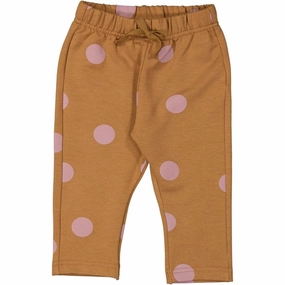 MarMar Cream Taupe Dot Pitti Sweatpants AntiPilling Fabric