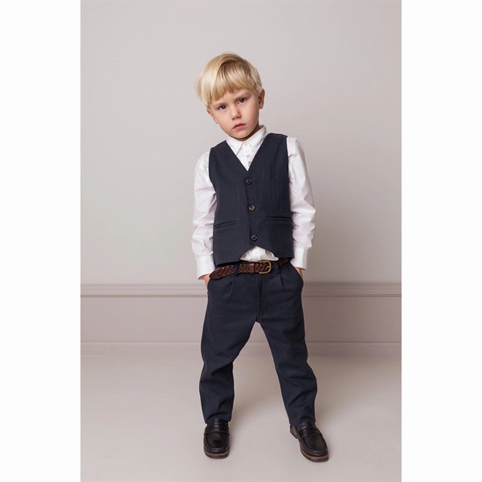 MarMar Dark Night Stretch Chino Jason Vest concoction