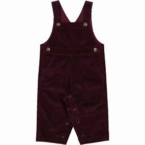 Simple Comfort Wear MarMar Heavy Cord Deep Mulberry Ruben Overalls