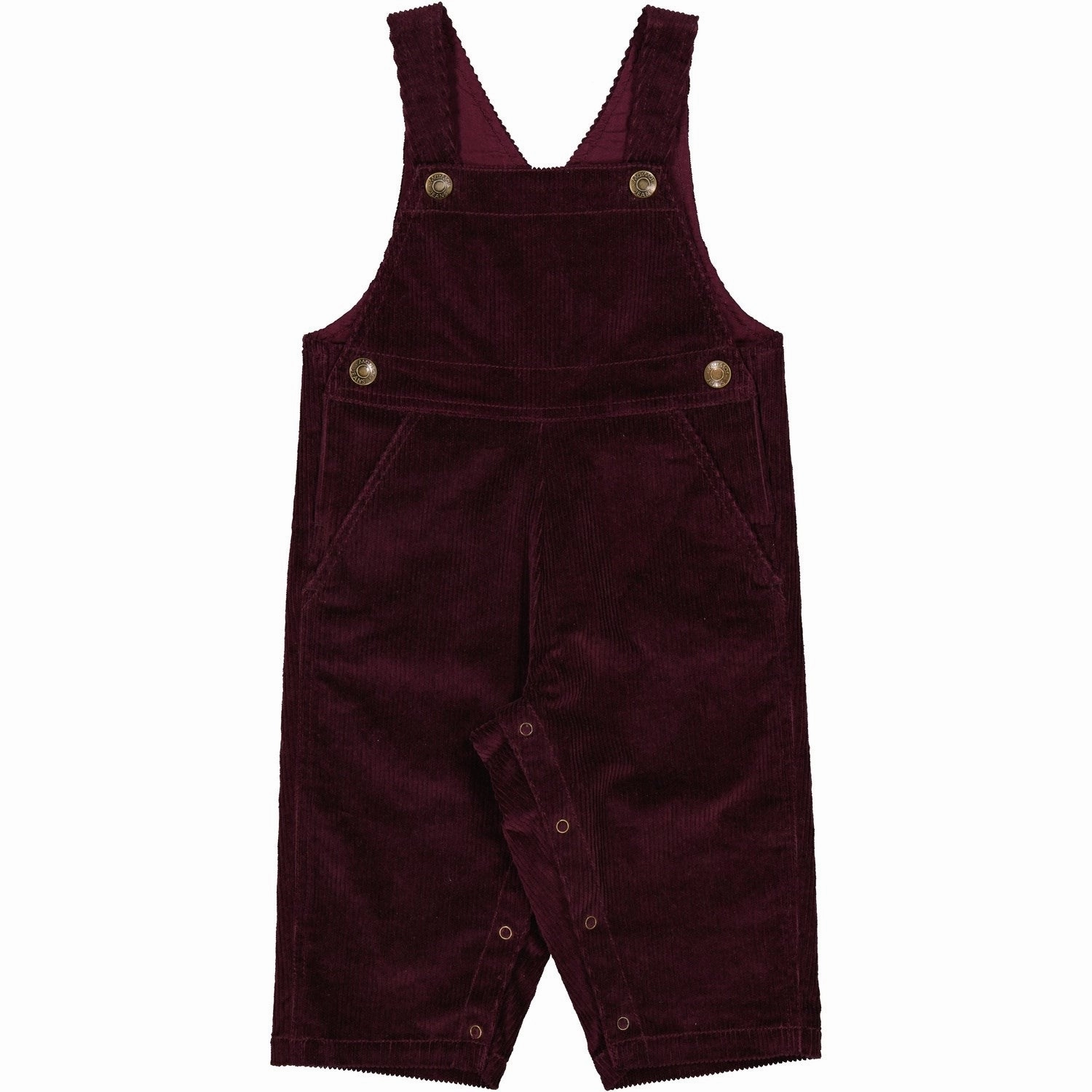 Simple Comfort Wear MarMar Heavy Cord Deep Mulberry Ruben Overalls