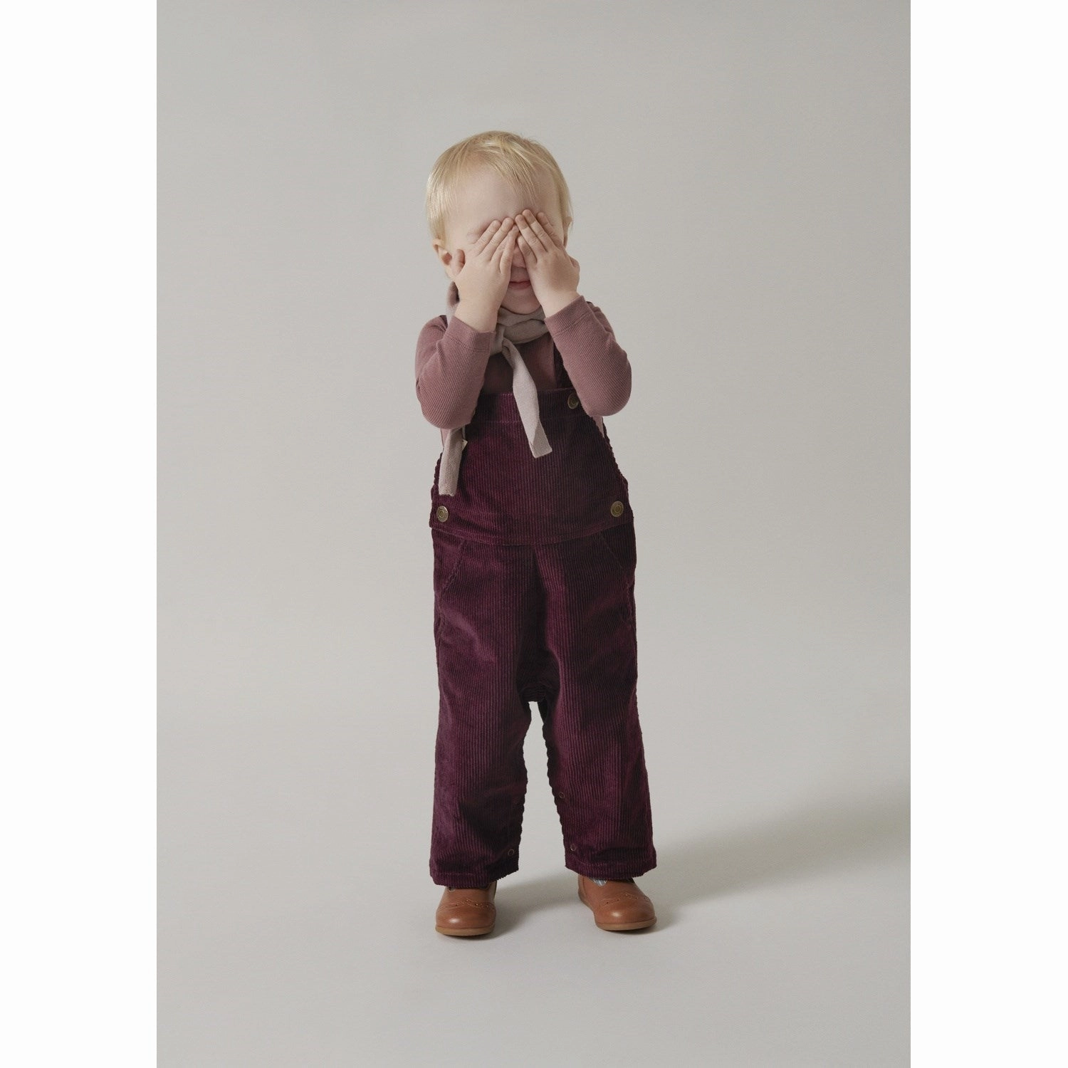Minimalist Design FlameRetardantTreatment MarMar Heavy Cord Deep Mulberry Ruben Overalls