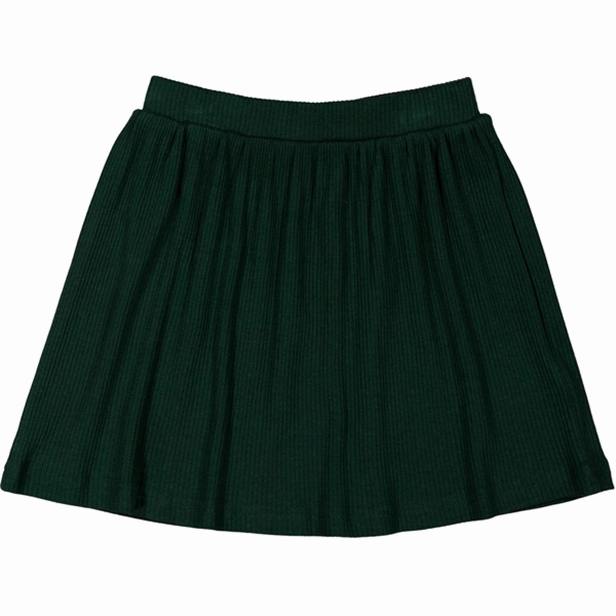 Fashion Style Minimalist Chic MarMar Modal Dark Leaf Skirt