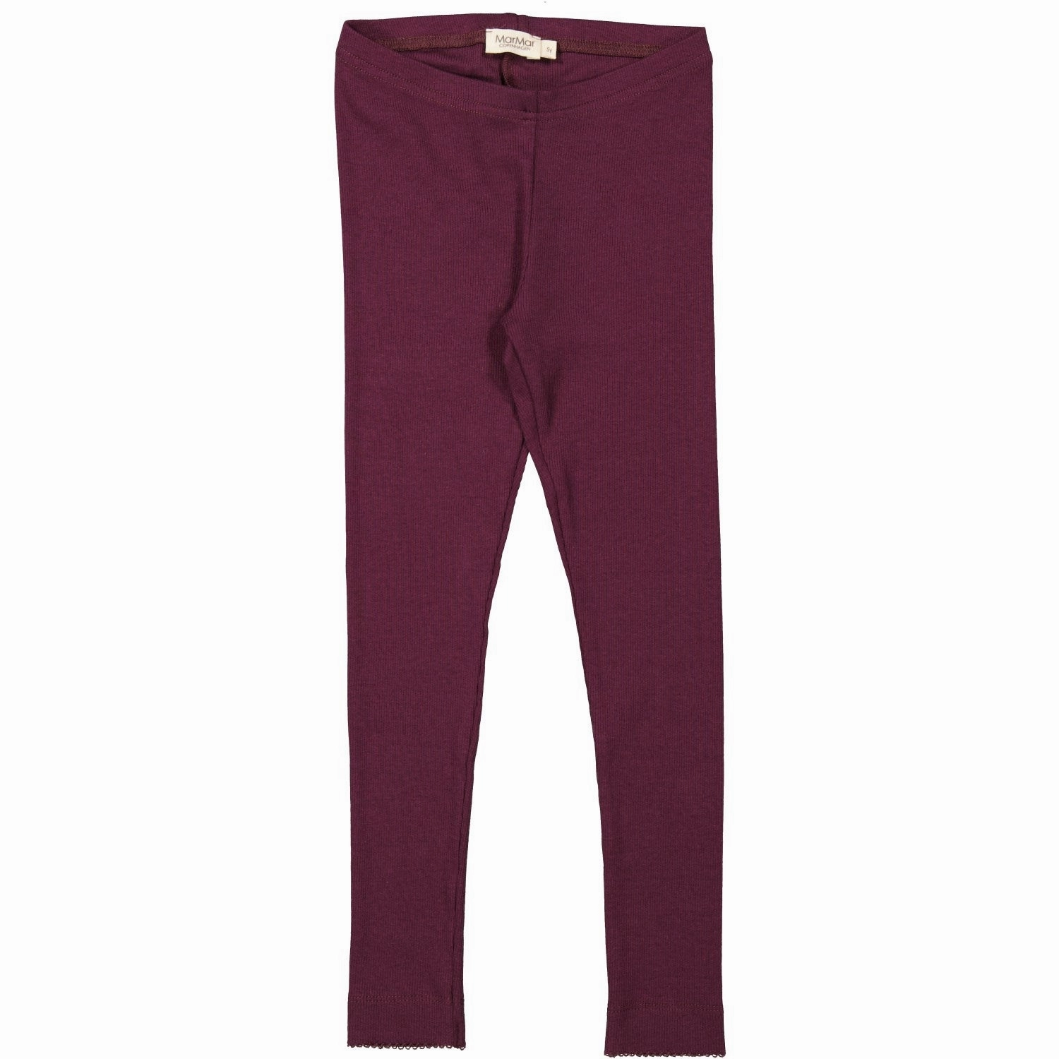 MarMar Modal Fine Rib Deep Mulberry Leg Leggings Dance Practice Rib Knit Daily Basic