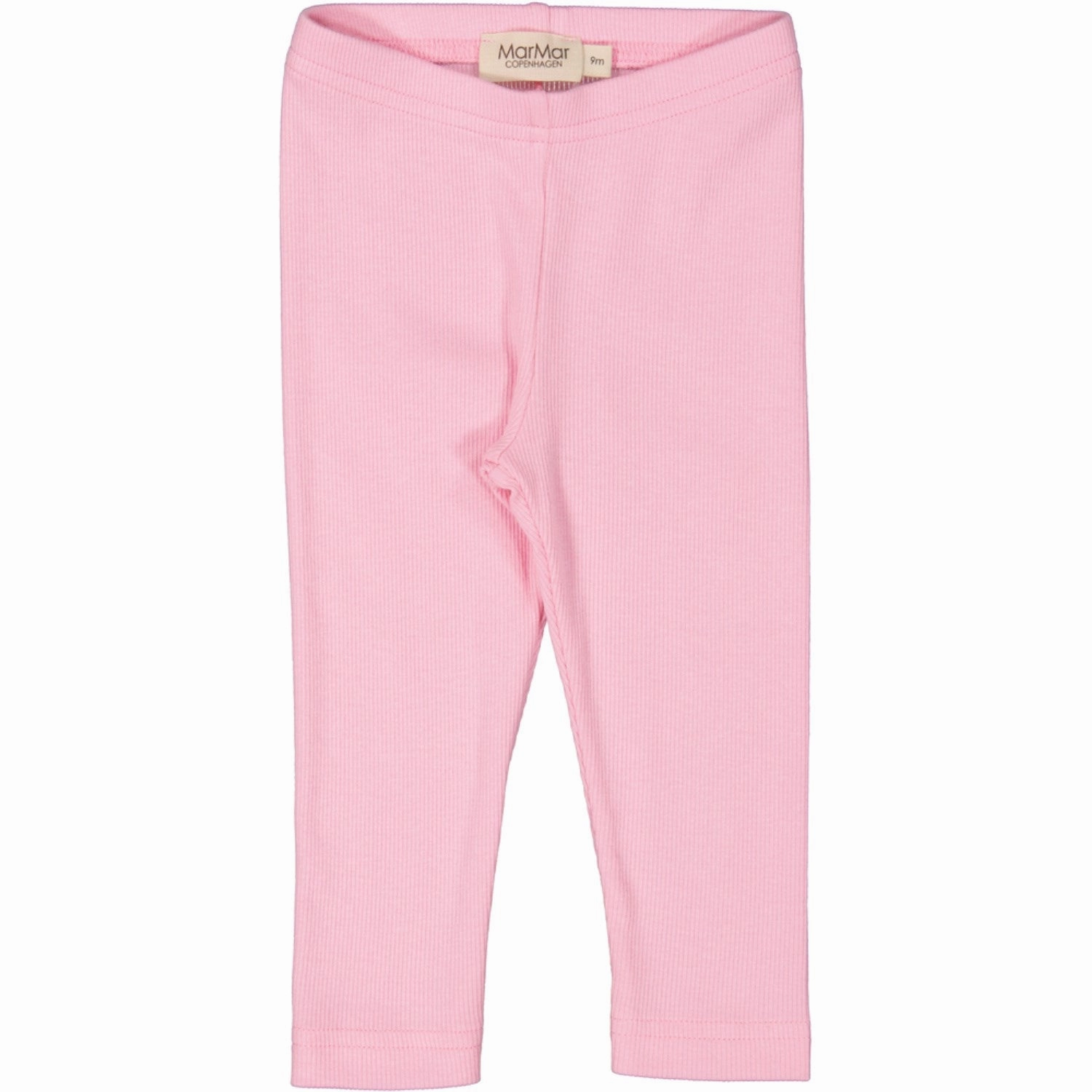 MarMar Modal Fine Rib Pink Blossom Leg Leggings Comfort Stretch