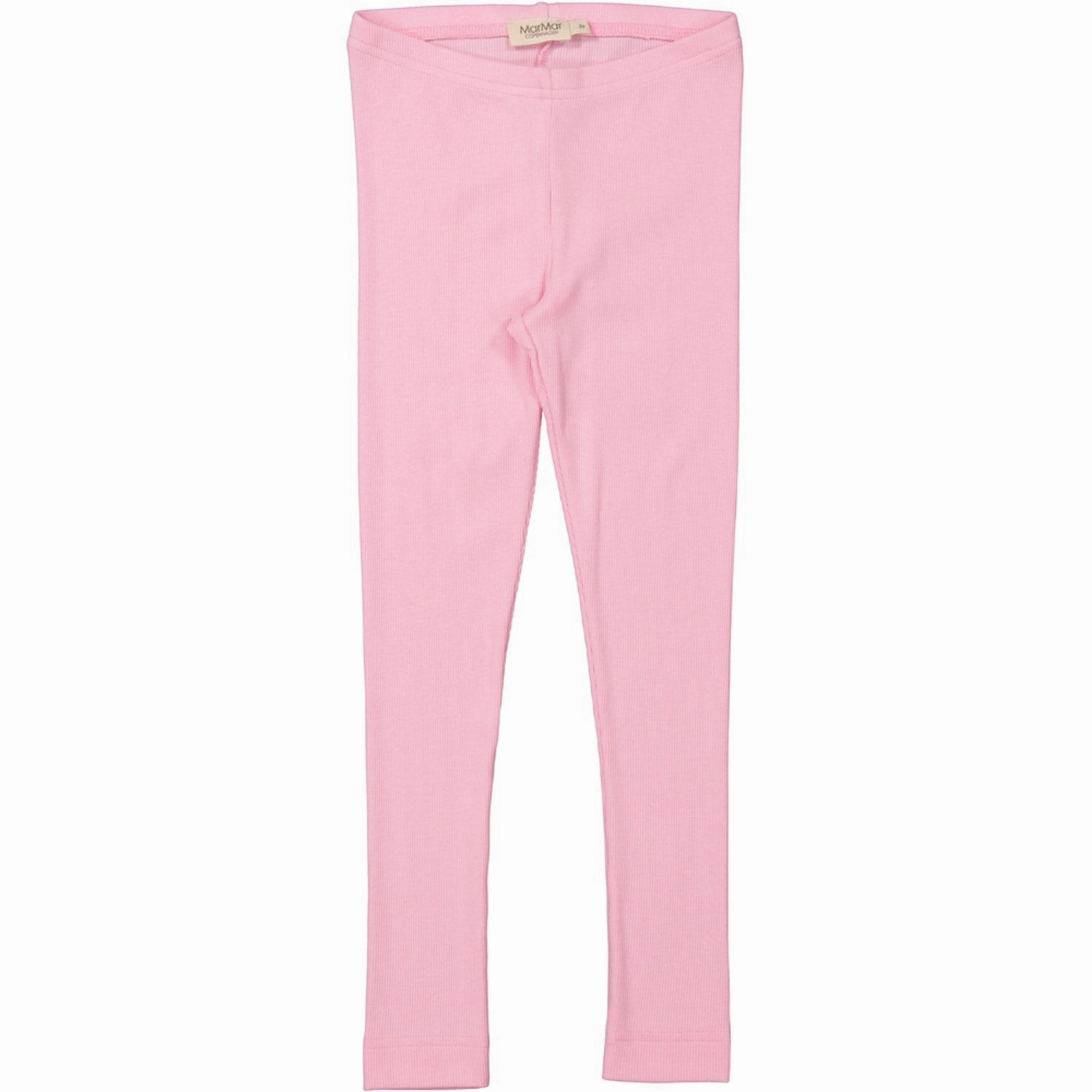 Soft Fabric Slim Look MarMar Modal Fine Rib Pink Blossom Leg Leggings