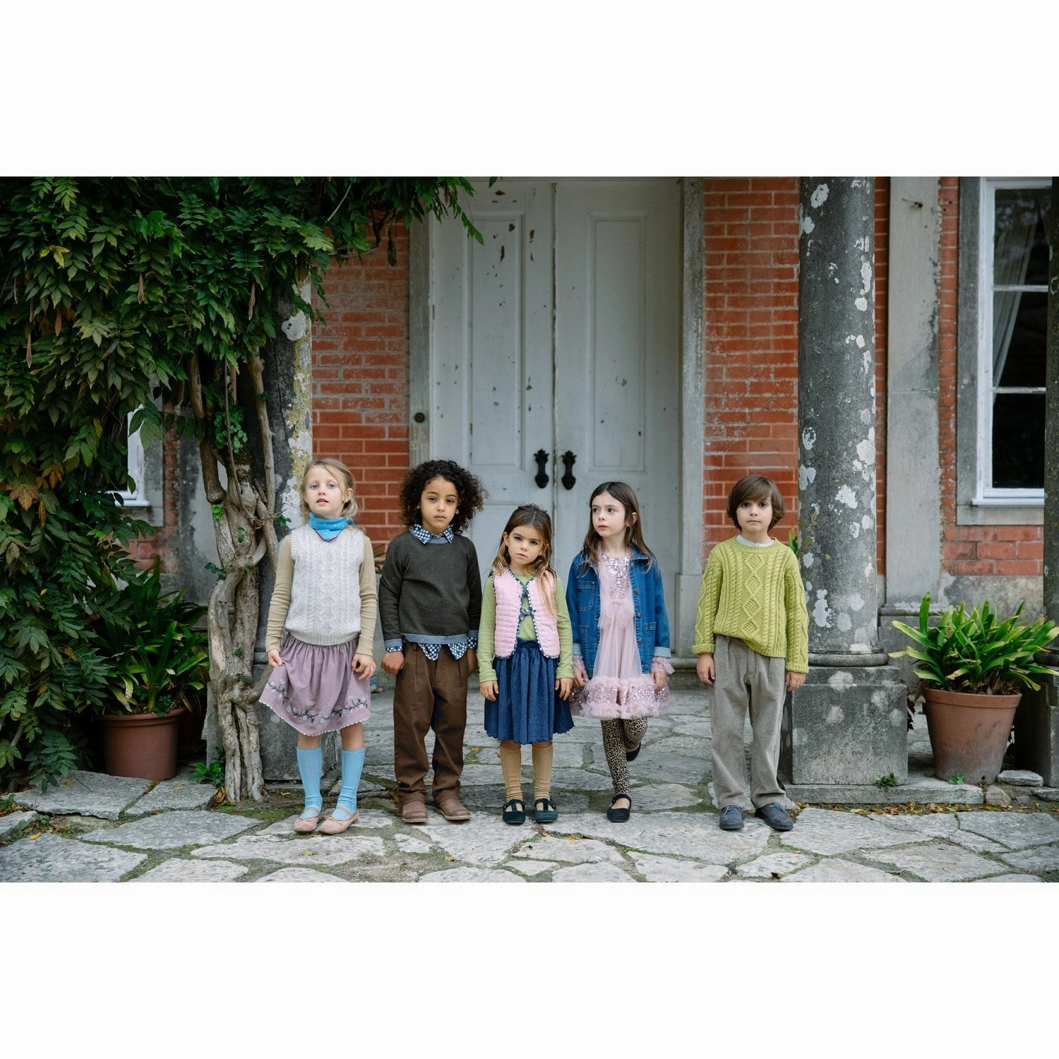 MarMar Mohair Cashew Melange Taj Knit Vest Pressure Distributing Pads