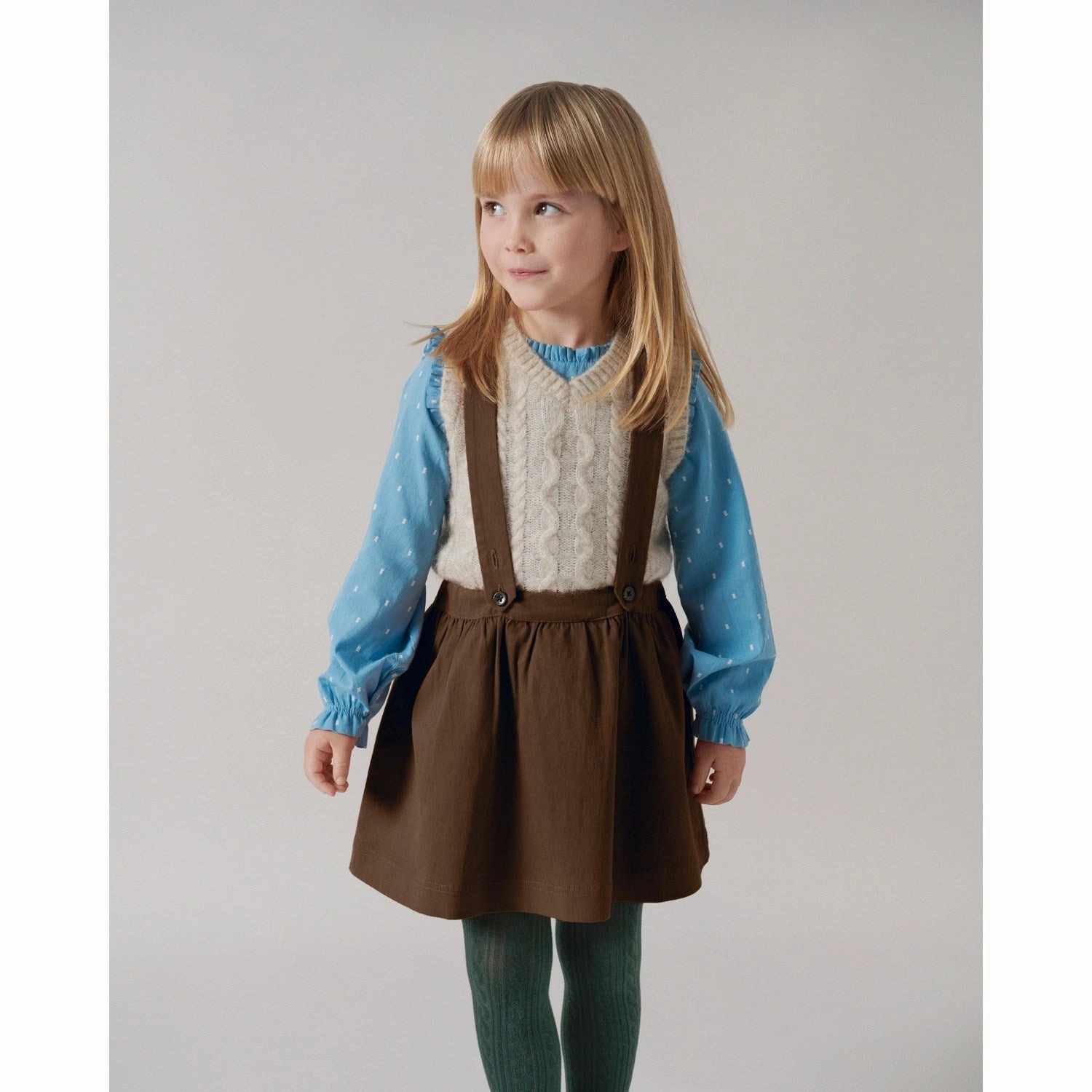 MarMar Mohair Cashew Melange Taj Knit Vest polka dotted low - cost materials