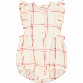 Sporty Home MarMar Red Check Roma Frill Body