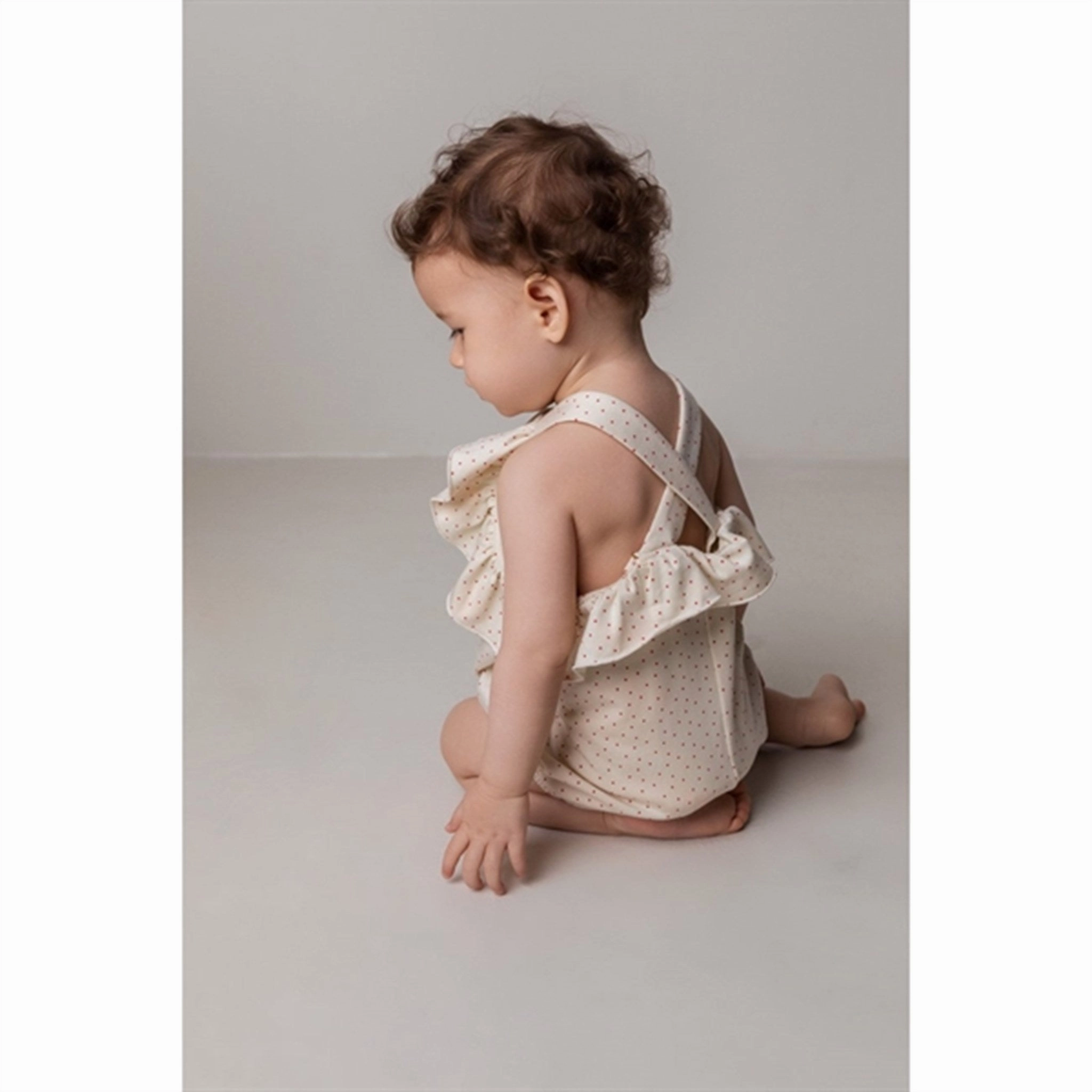 MarMar Red Currant Dot Rona Summer Suit Sharp Bold