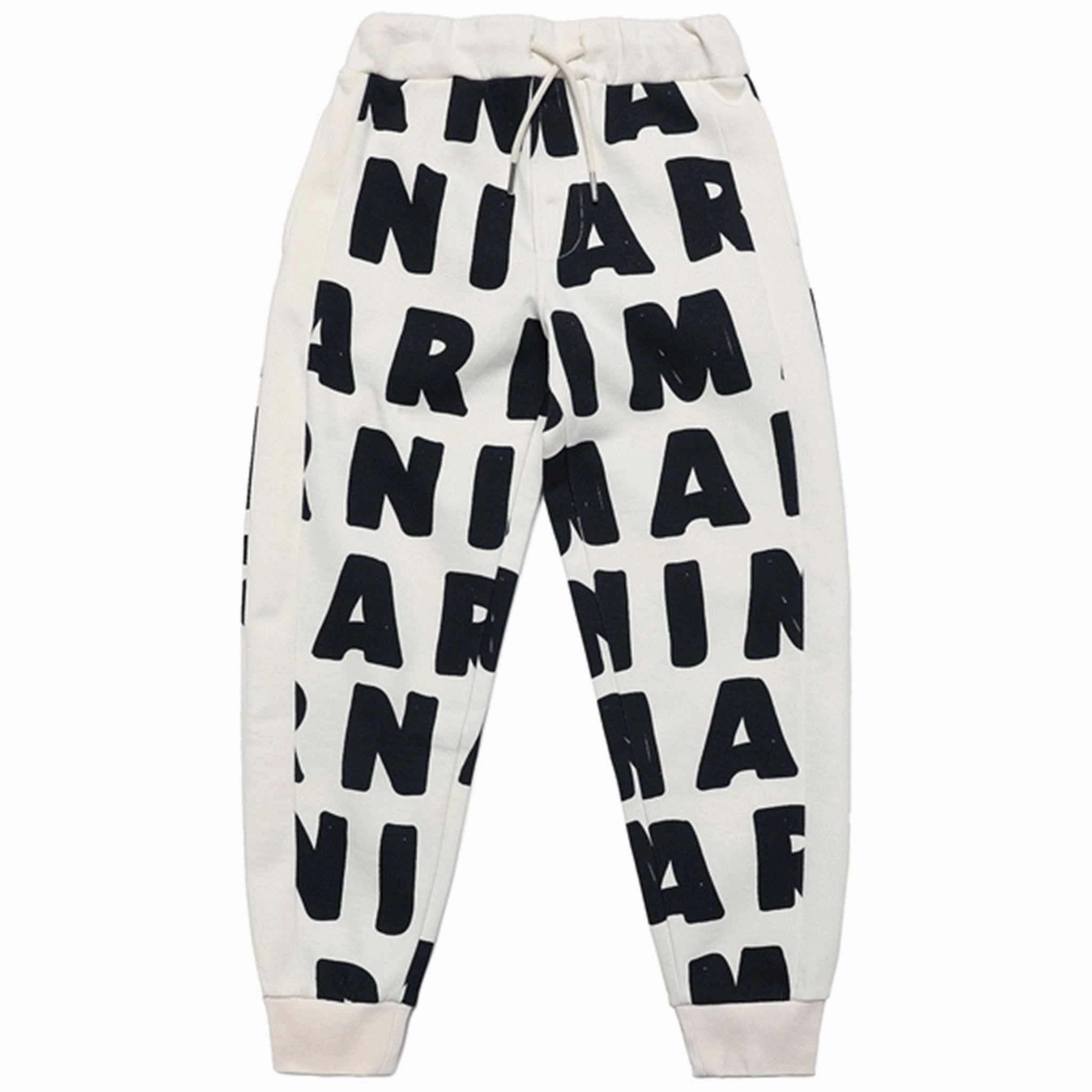 Marni Milk Sweatpants LayeredInsulation Fitness Clothing