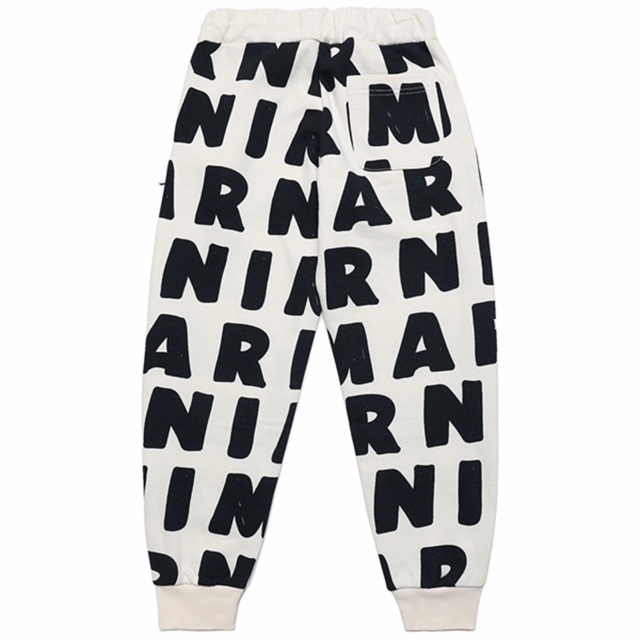 Marni Milk Sweatpants unisex clothing Ergonomic Articulated Cut