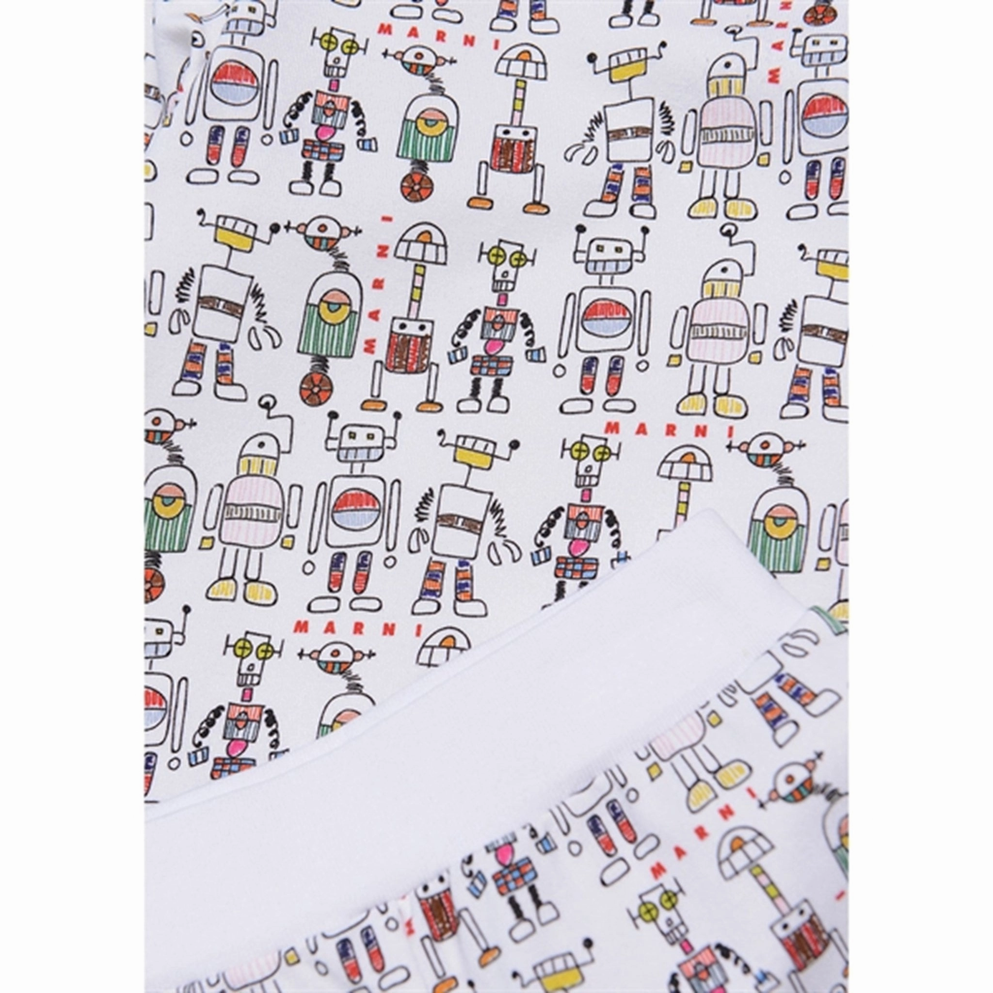 Anti Pilling Surface Treatment Meditation Marni White Sweat Set