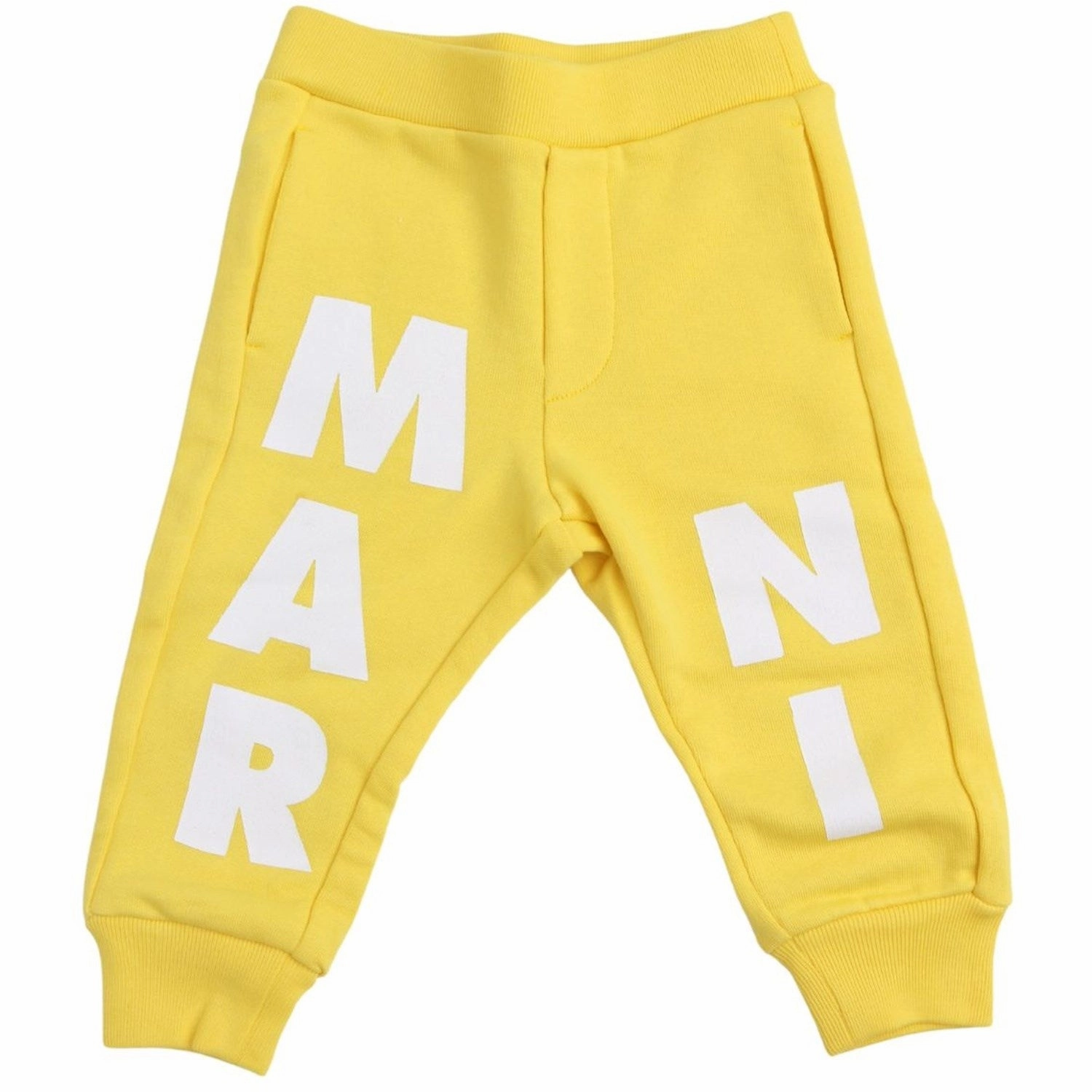 Layered Hem Technology Marni Yellow Sweatpants