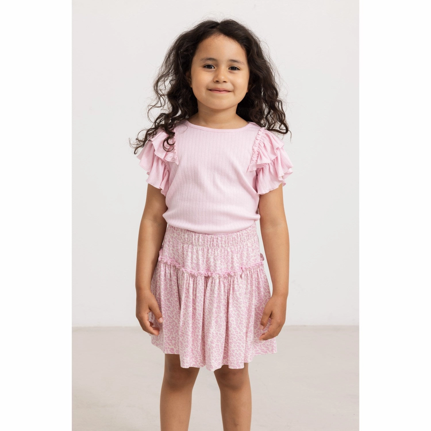 Fresh Texture MarMar Leopard Pink Leo Sylvia Skirt