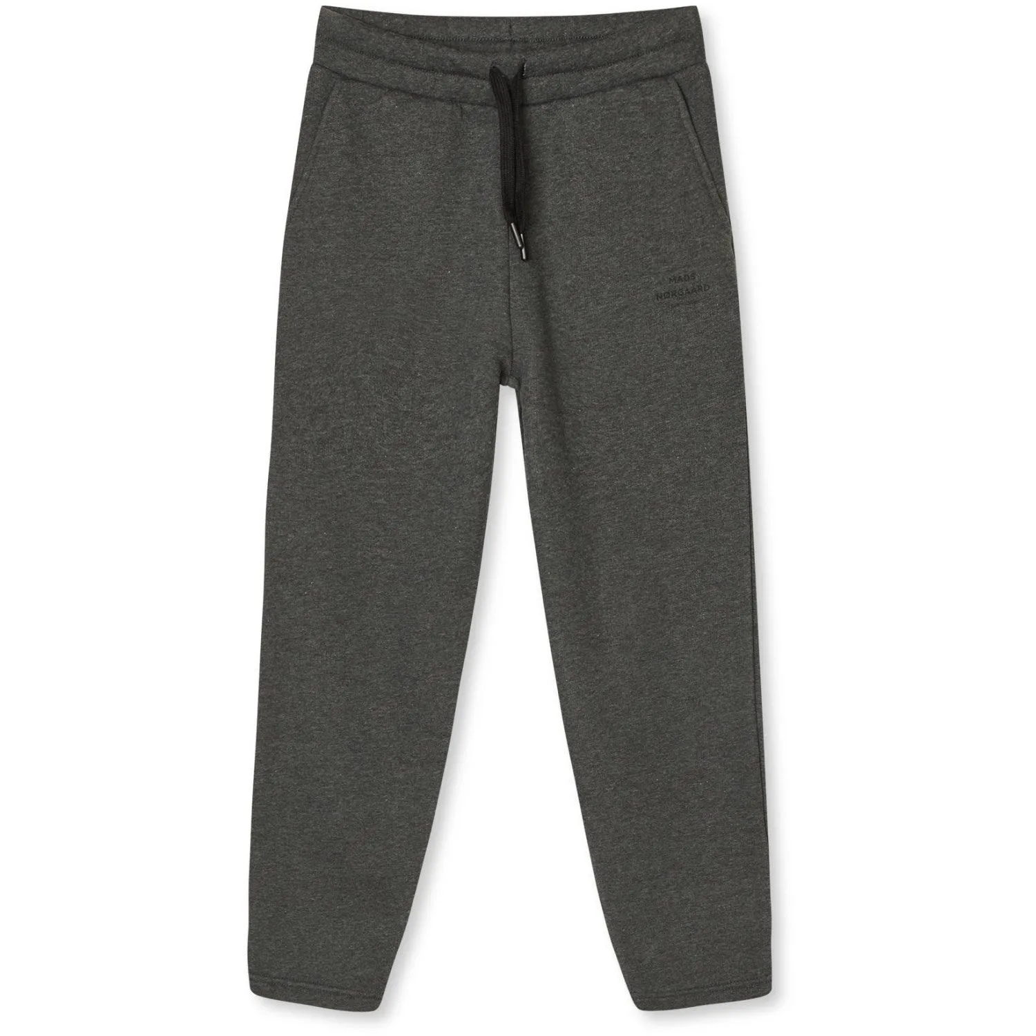 Mads N?rgaard Charcoal Melange Mix Sweat Phil Pants Rugged Design