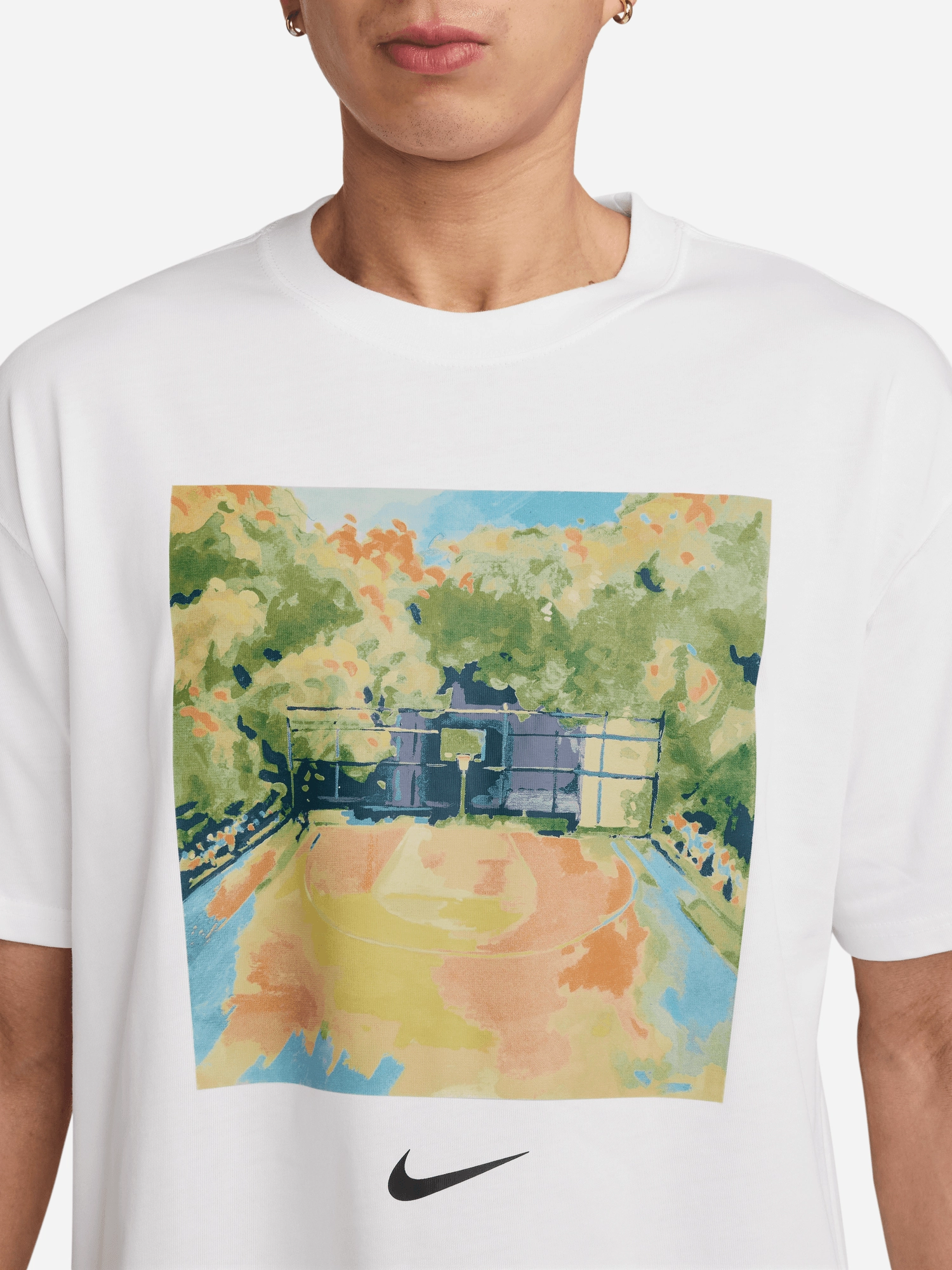 Max90 T-Shirt Foam Print Detail Stylish Look