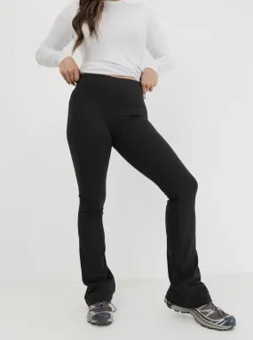 All Fitwear Mellow Flare Longline In Black
