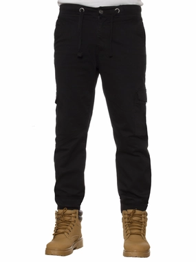 Mens Cuffed Combat Basic Jeans | Enzo Designer Menswear Moisture Wicking Inner Layer Simple Comfort