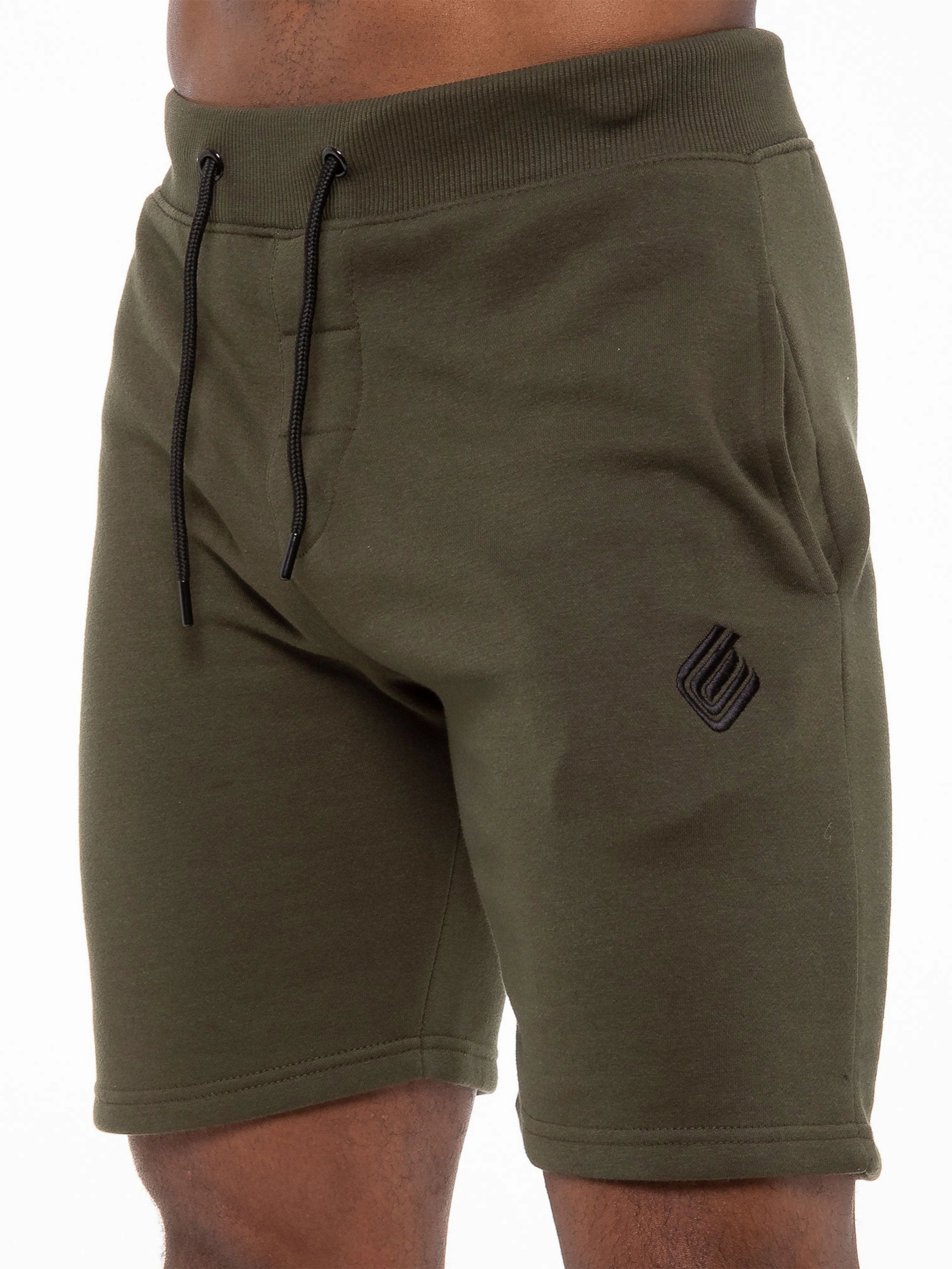 Mens Fleece Gym Running Shorts | Enzo Designer Menswear Versatile Style Light Stretch