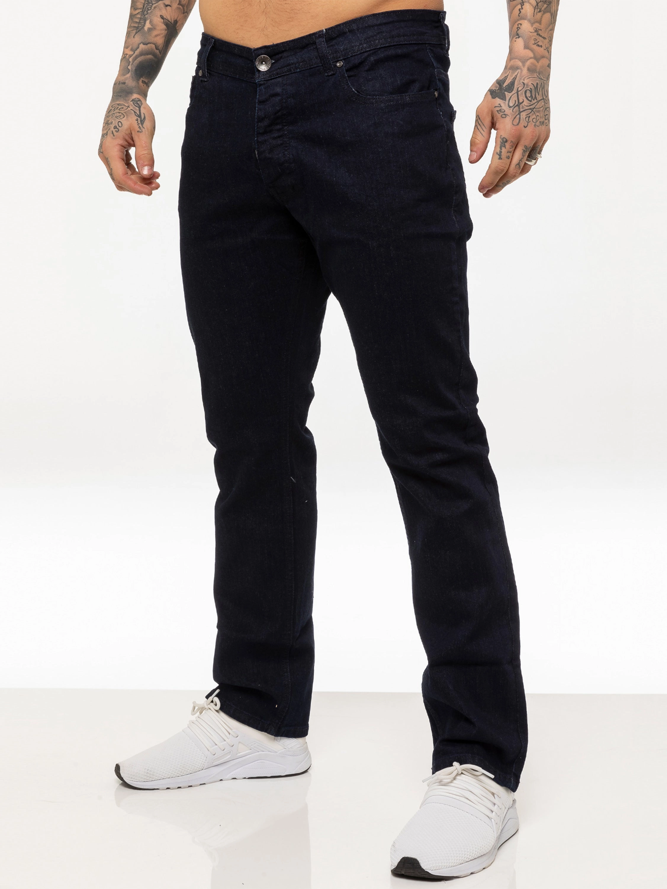 City Outfit Low Maintenance Denim Mens Regular Fit Stretch Denim Jeans | Enzo Designer Menswear