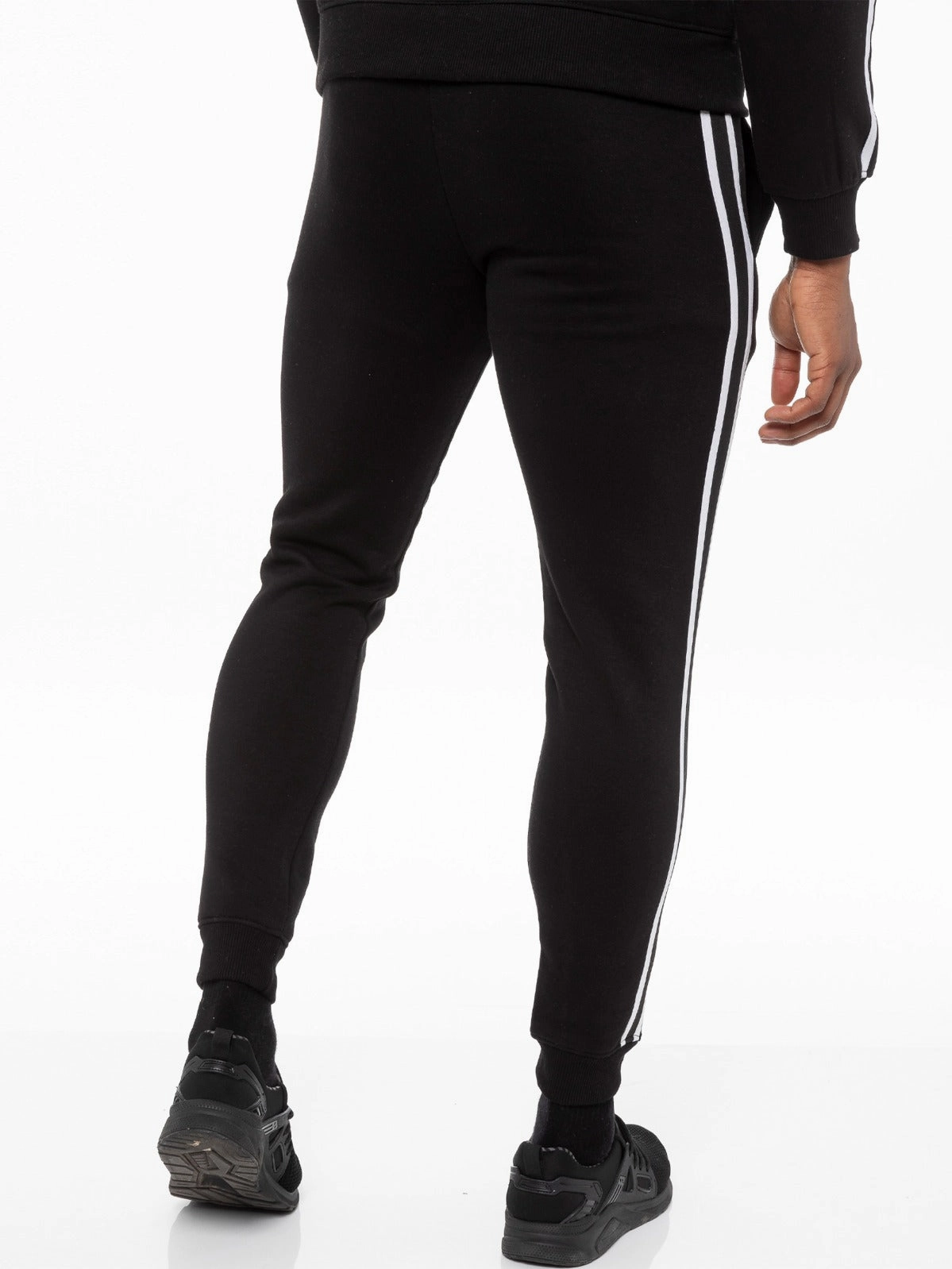 Soft Material BreathableFabric Mens Striped Tracksuit Joggers | Enzo Designer Menswear