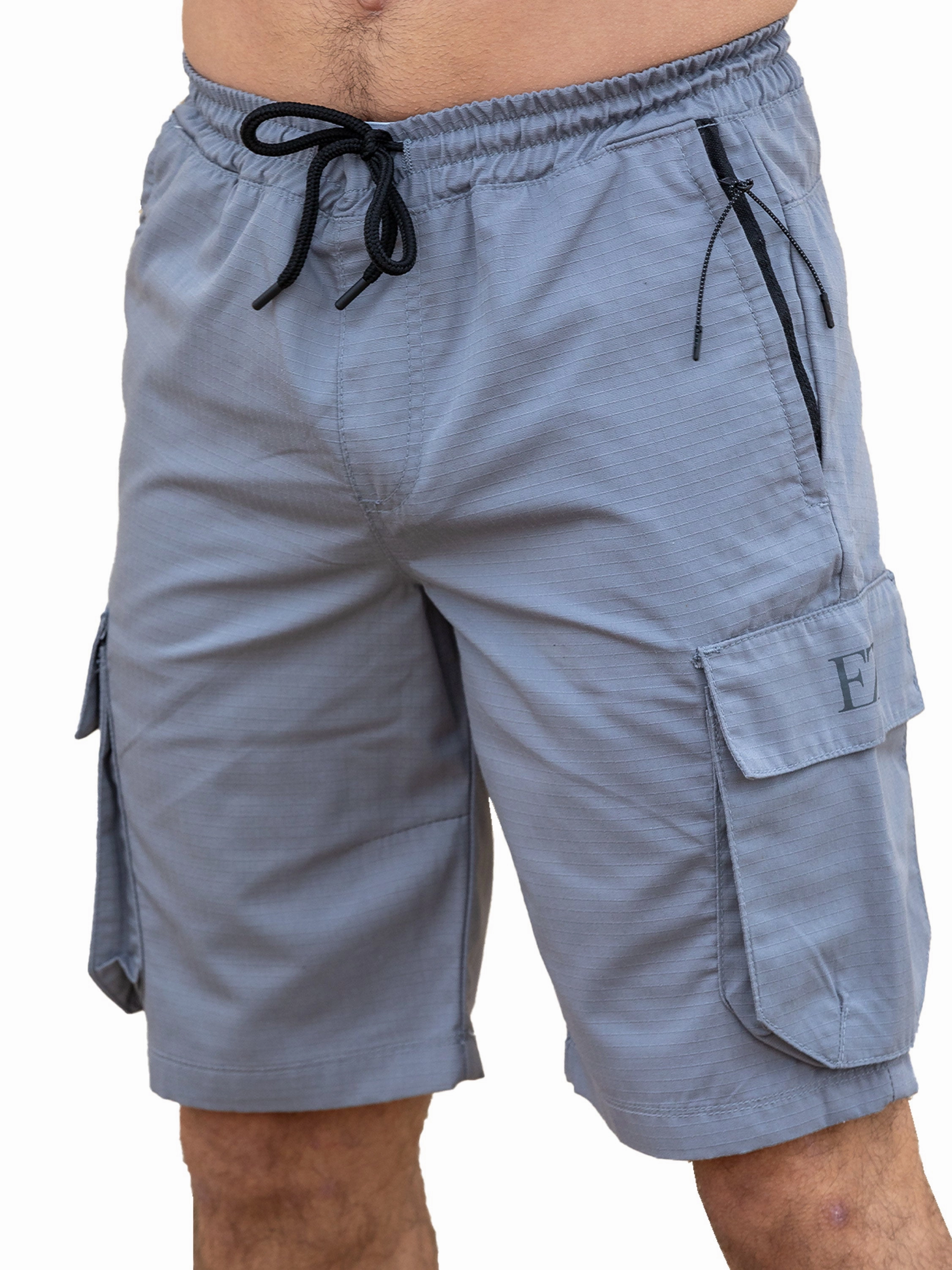 Enzo | Mens Tech Cargo Shorts Fitness Friendly
